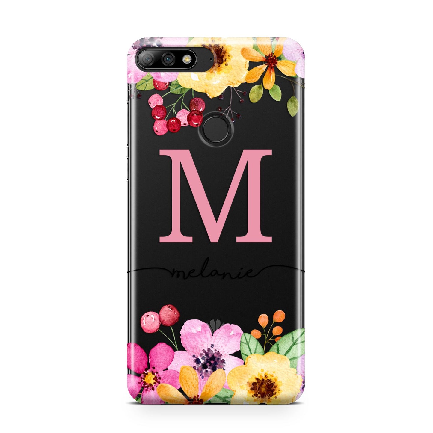 Personalised Summer Flowers Huawei Y7 2018