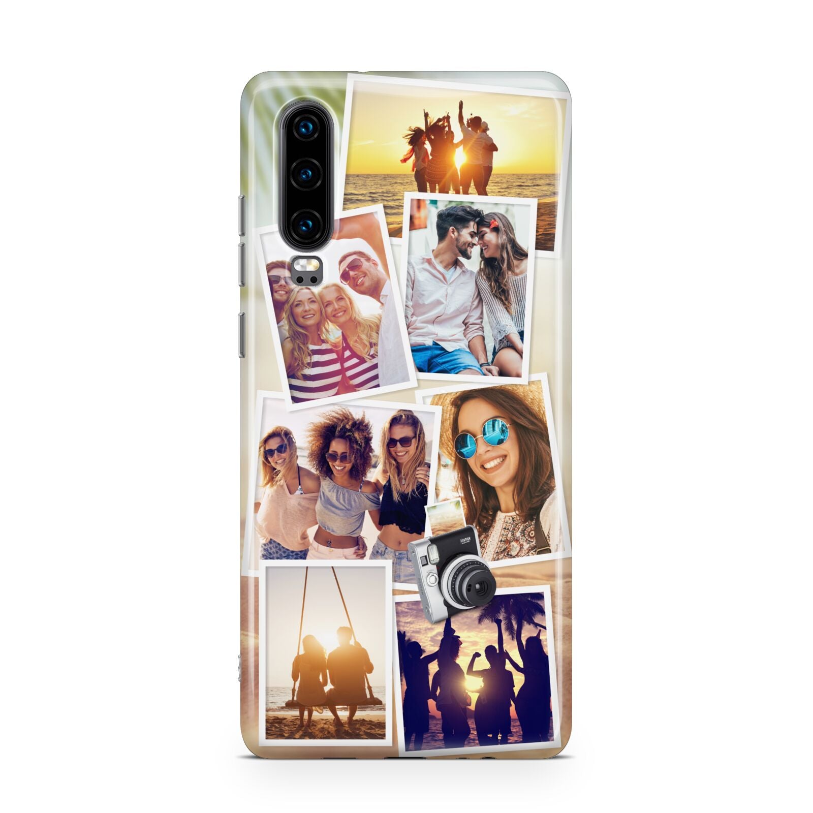 Personalised Summer Holiday Photos Huawei P30 Phone Case