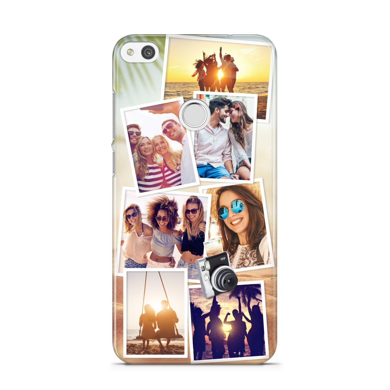 Personalised Summer Holiday Photos Huawei P8 Lite Case