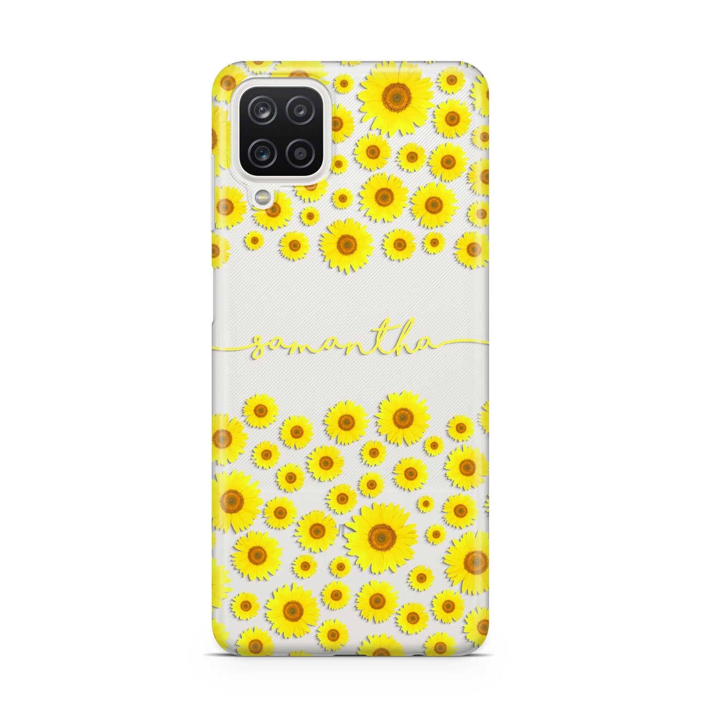 Personalised Sunflower Samsung A12 Case