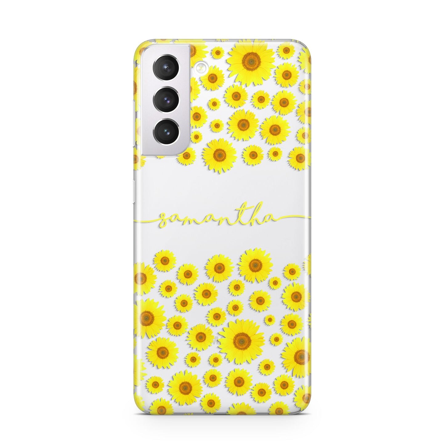 Personalised Sunflower Samsung S21 Case