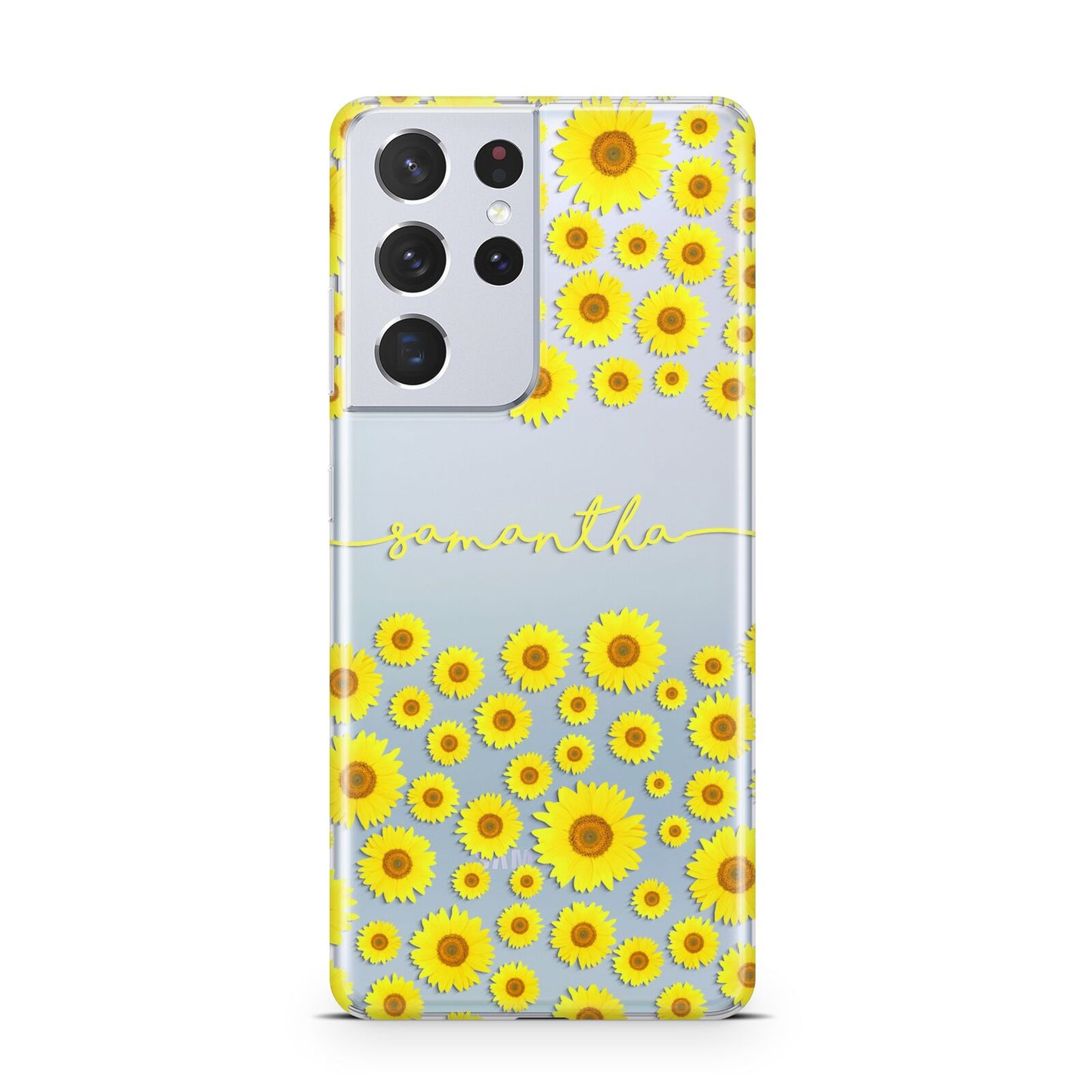 Personalised Sunflower Samsung S21 Ultra Case