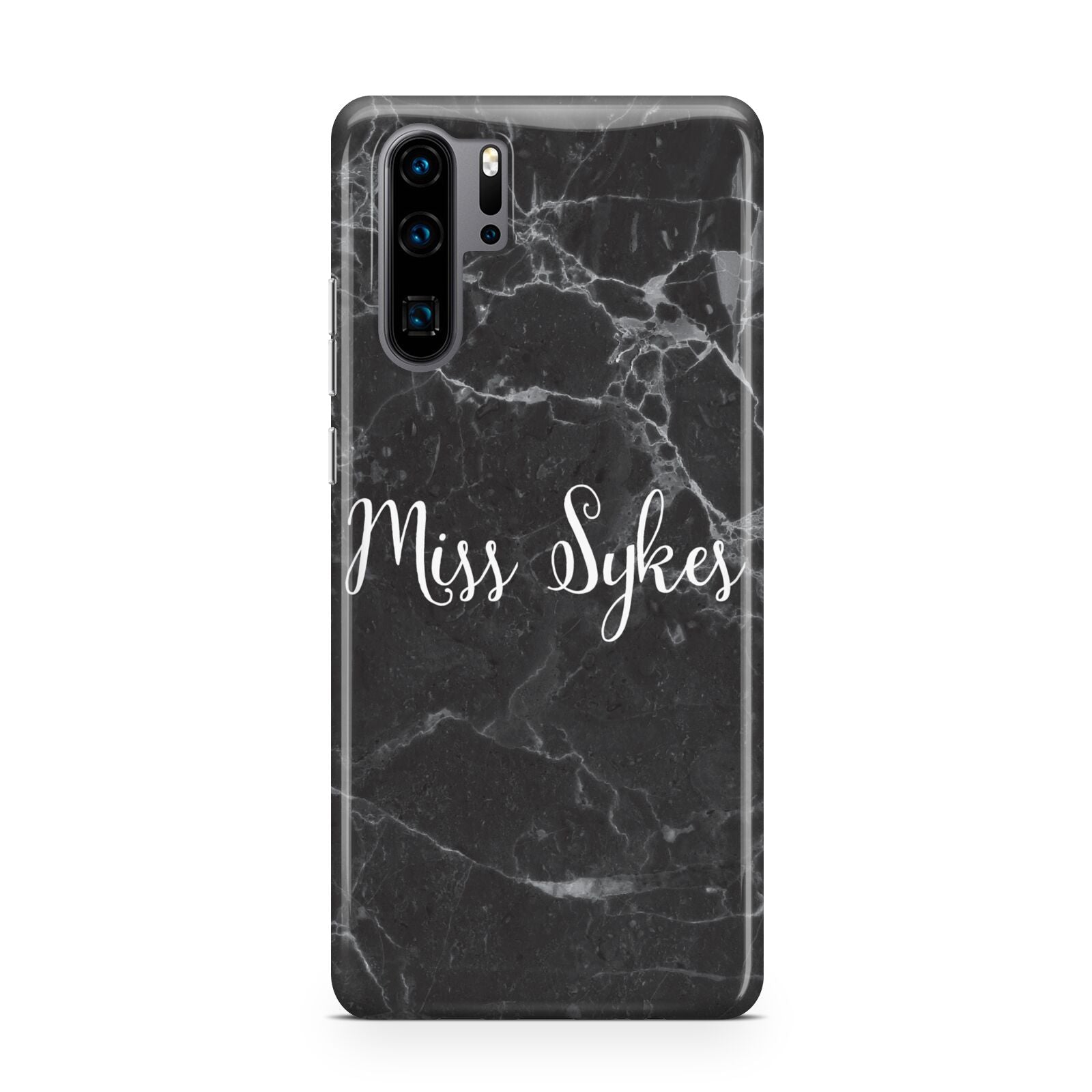 Personalised Surname Marble Huawei P30 Pro Phone Case