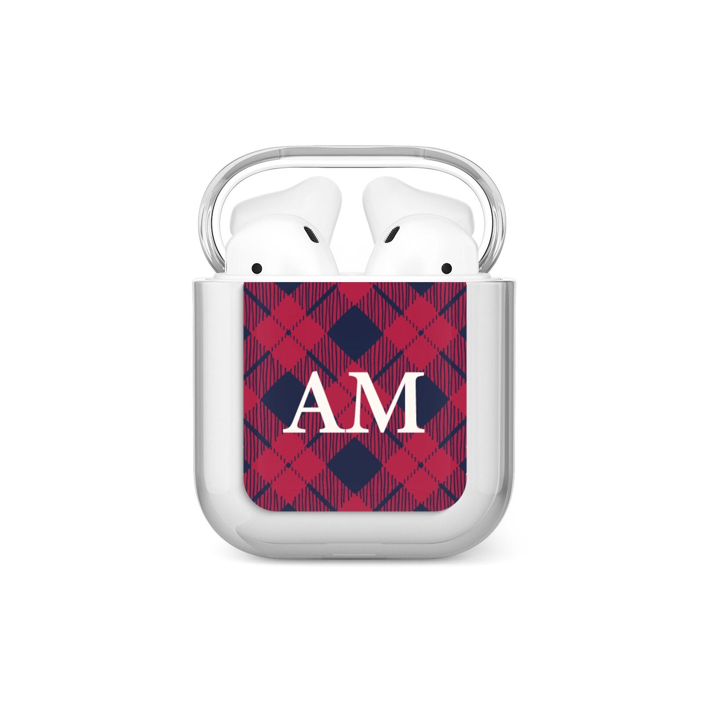 Personalised Tartan AirPods Case