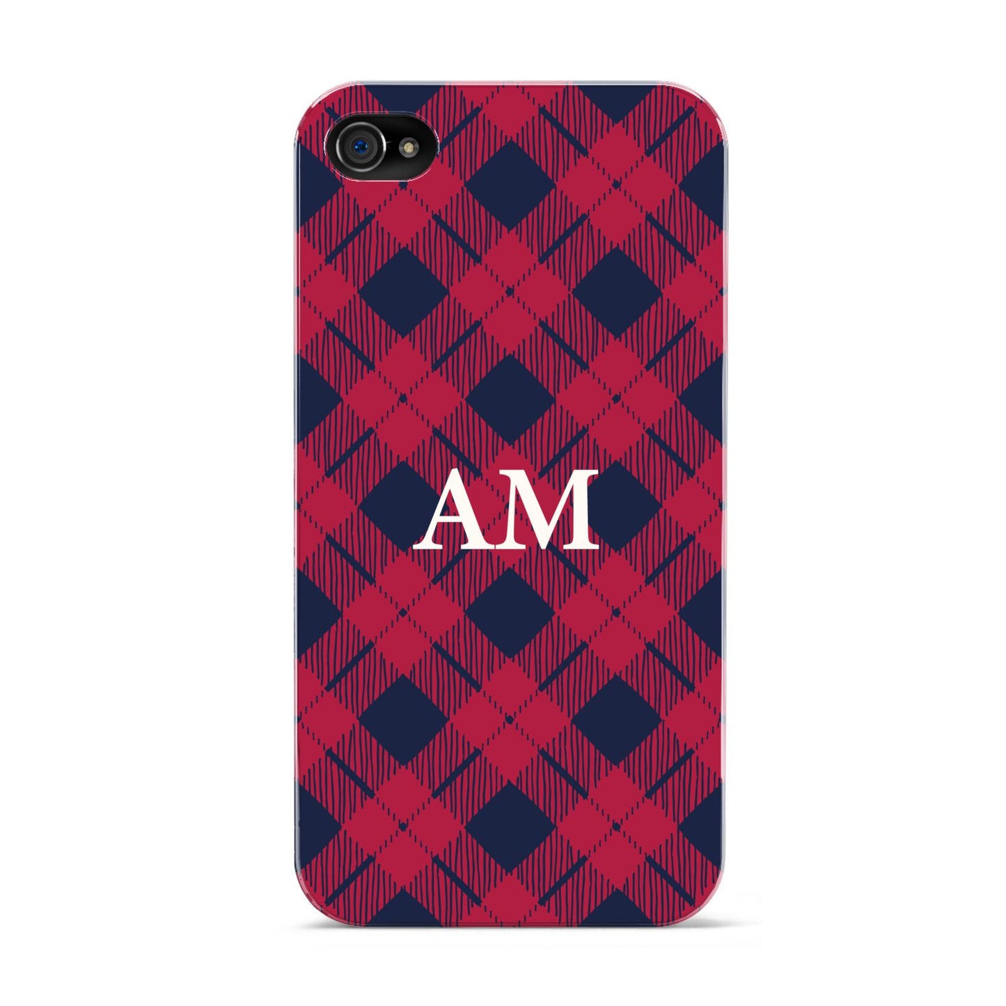 Personalised Tartan Apple iPhone 4s Case