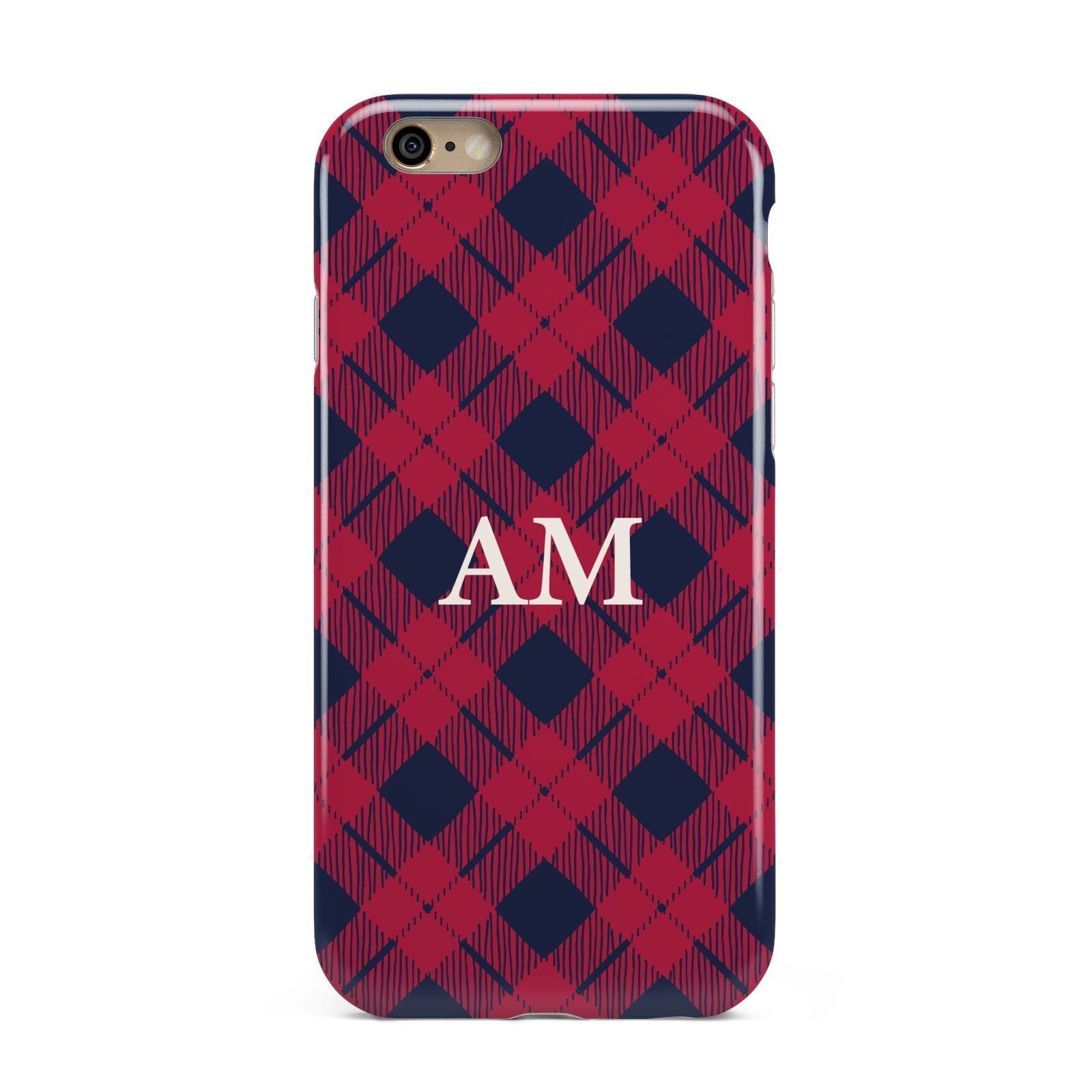 Personalised Tartan Apple iPhone 6 3D Tough Case