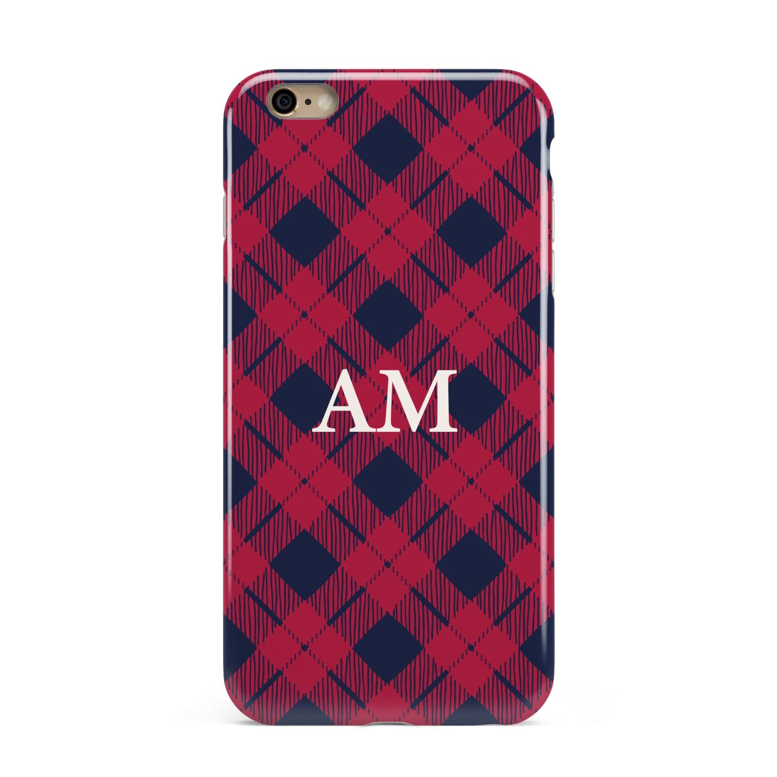 Personalised Tartan Apple iPhone 6 Plus 3D Tough Case