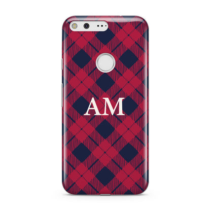 Personalised Tartan Google Pixel Case