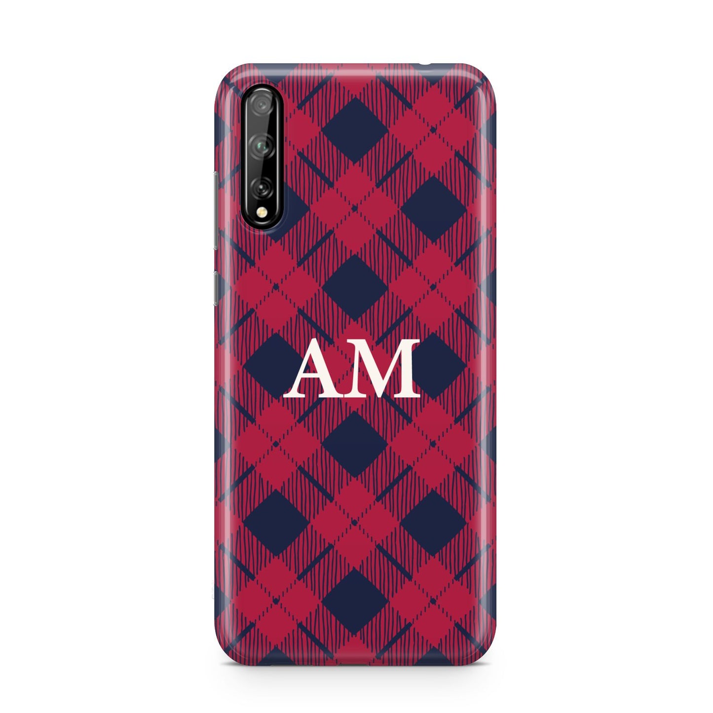 Personalised Tartan Huawei Enjoy 10s Phone Case