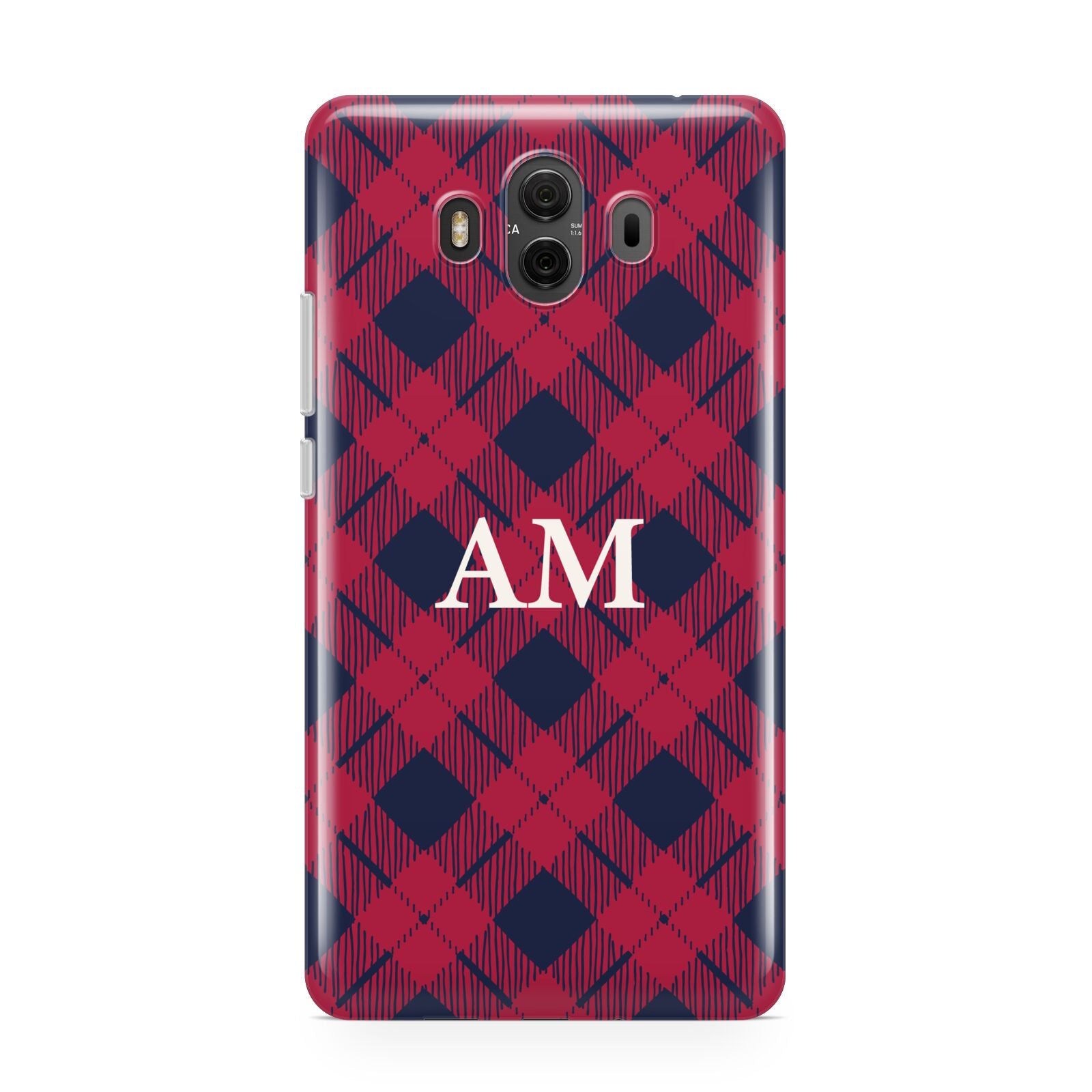 Personalised Tartan Huawei Mate 10 Protective Phone Case