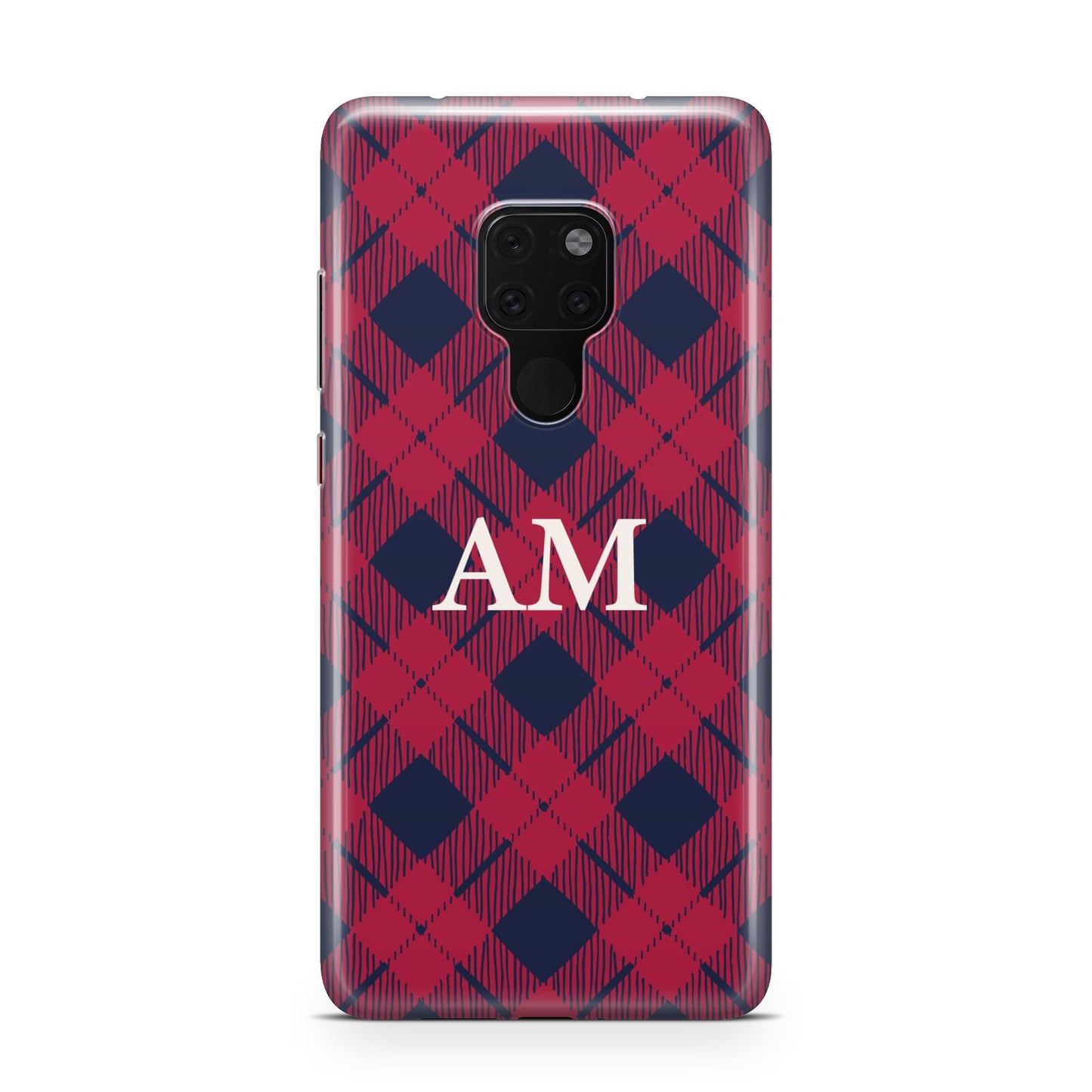 Personalised Tartan Huawei Mate 20 Phone Case