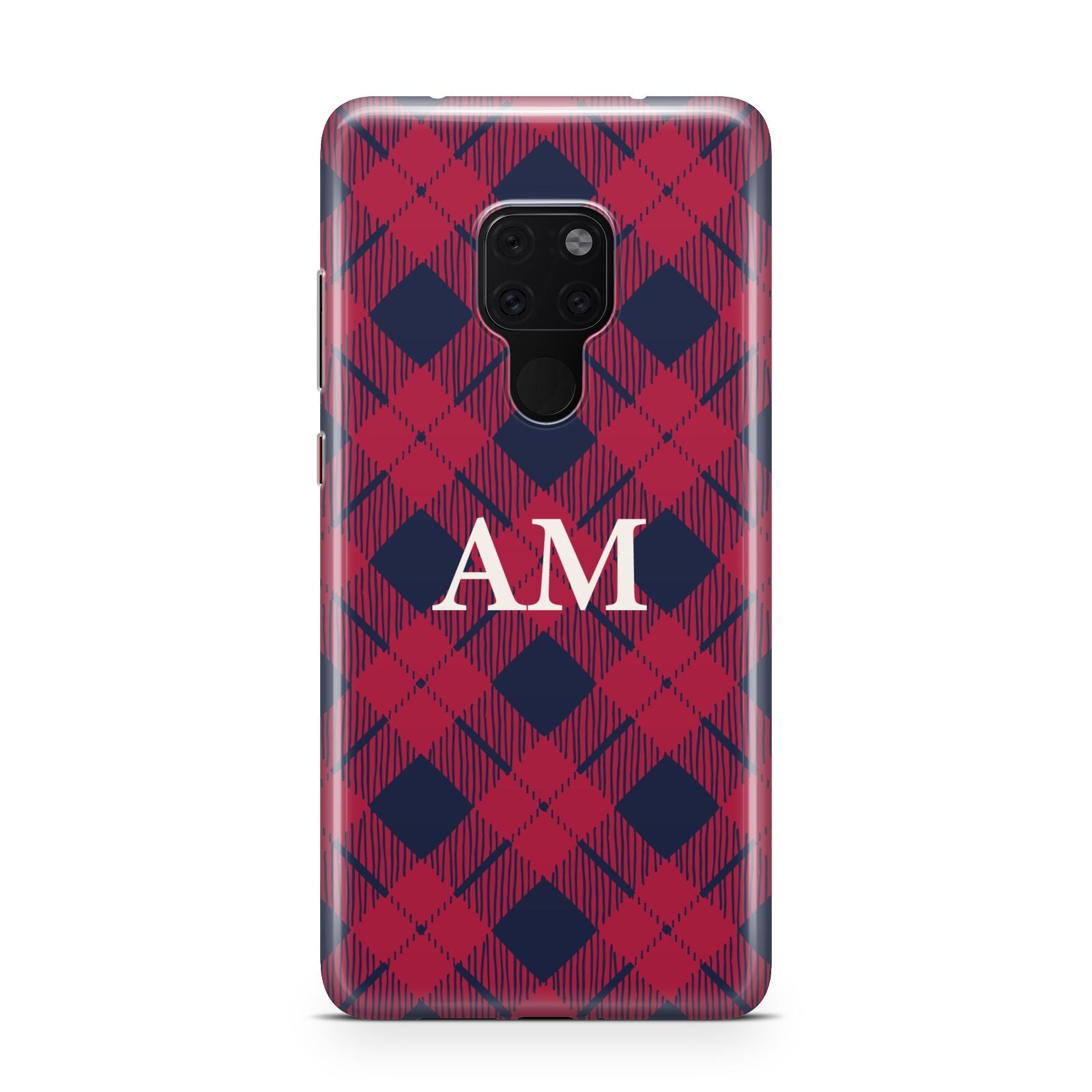 Personalised Tartan Huawei Mate 20 Phone Case