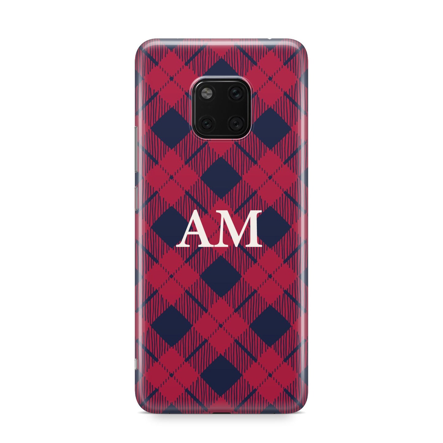 Personalised Tartan Huawei Mate 20 Pro Phone Case