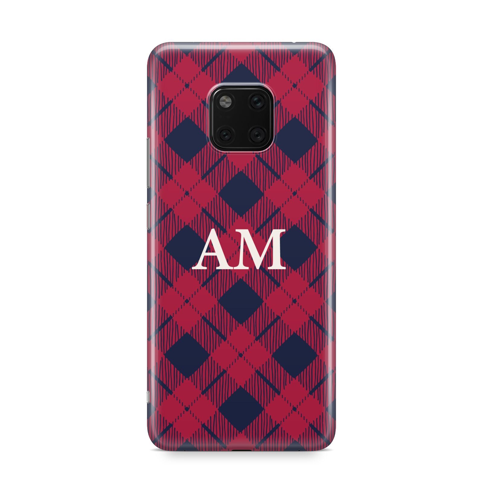 Personalised Tartan Huawei Mate 20 Pro Phone Case