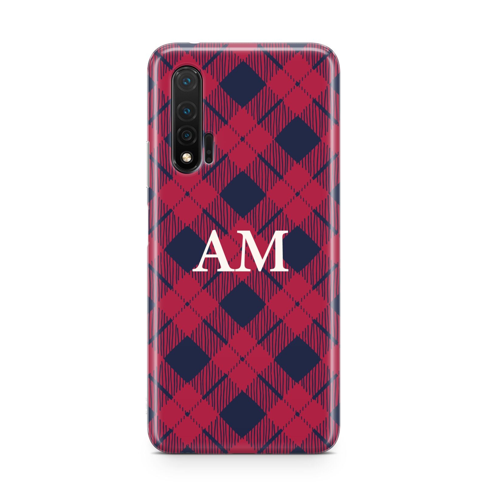 Personalised Tartan Huawei Nova 6 Phone Case