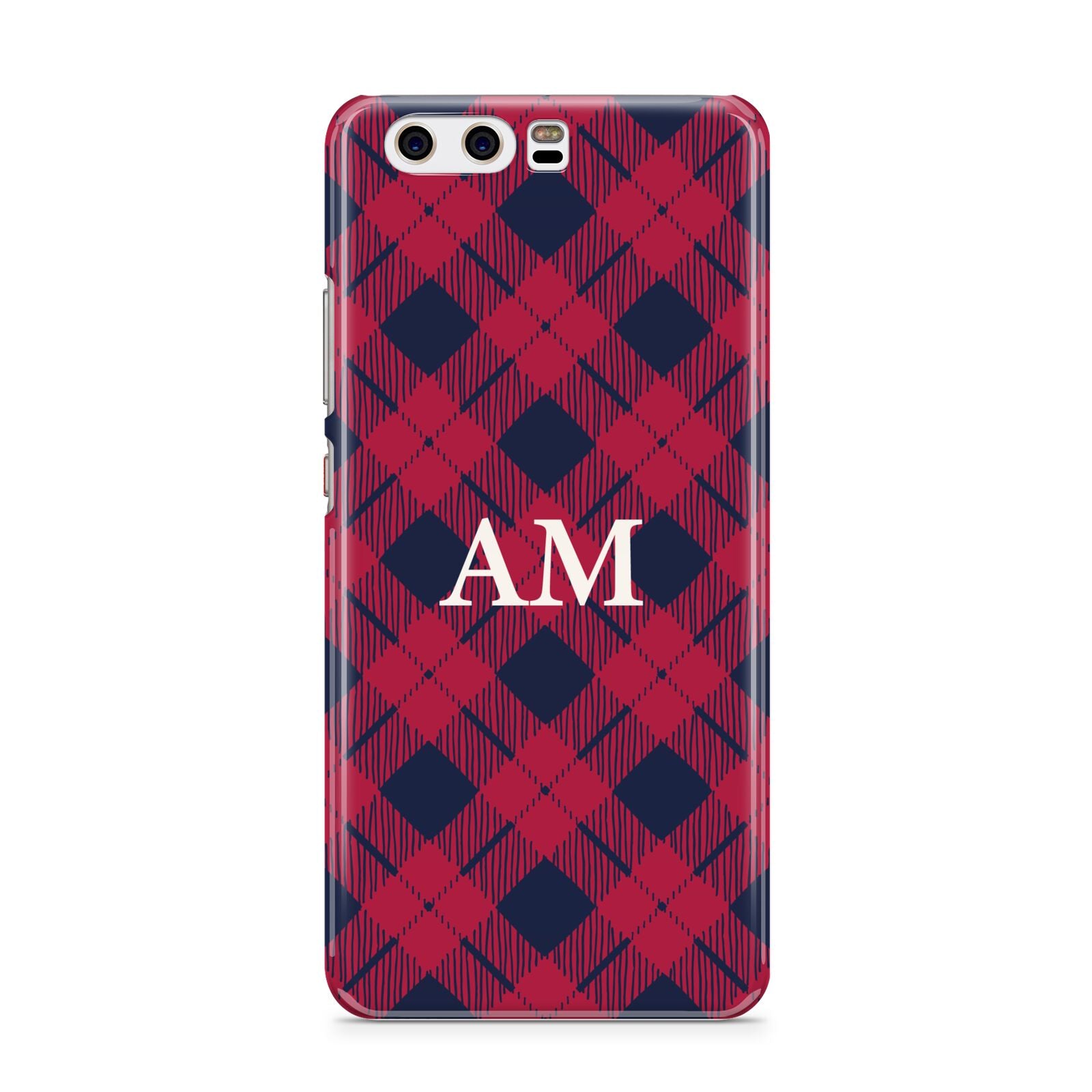 Personalised Tartan Huawei P10 Phone Case