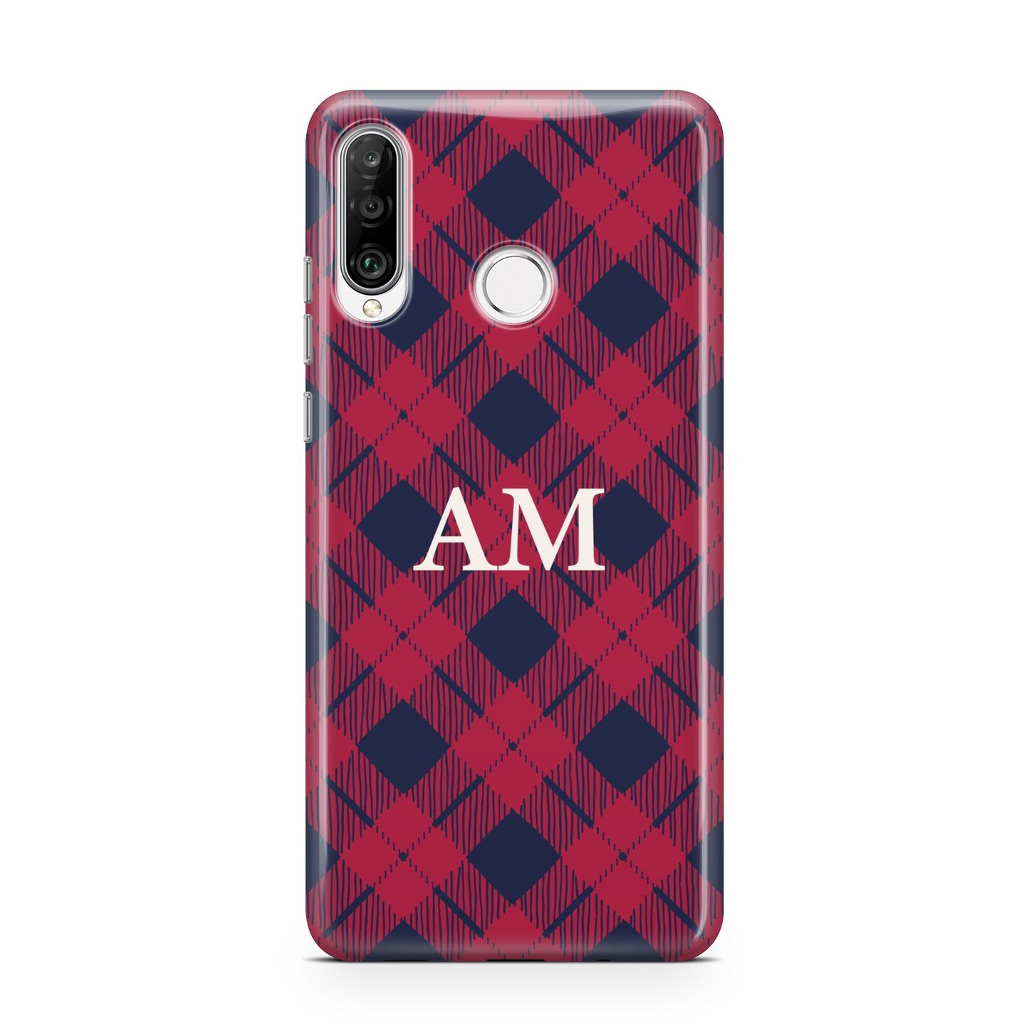 Personalised Tartan Huawei P30 Lite Phone Case