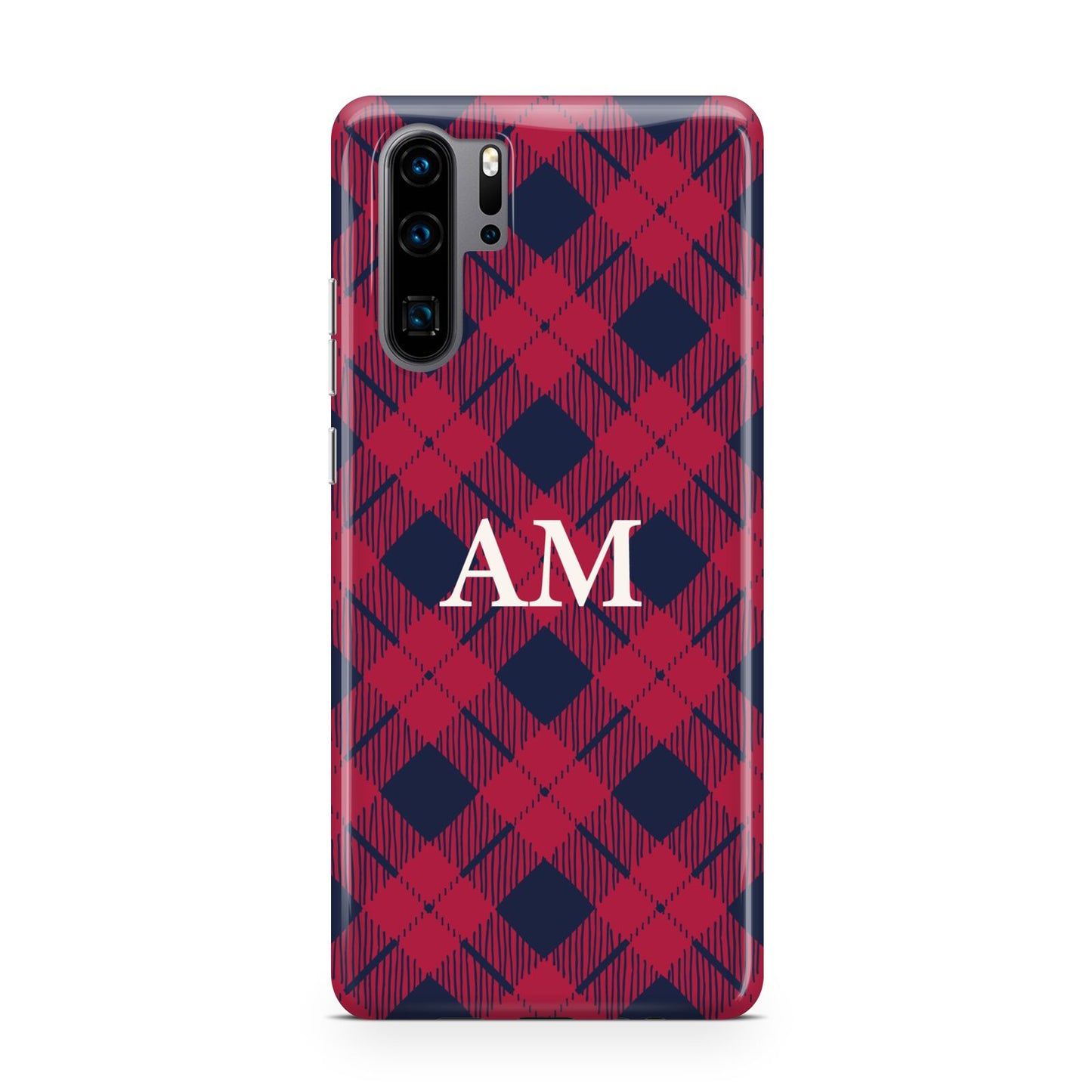 Personalised Tartan Huawei P30 Pro Phone Case