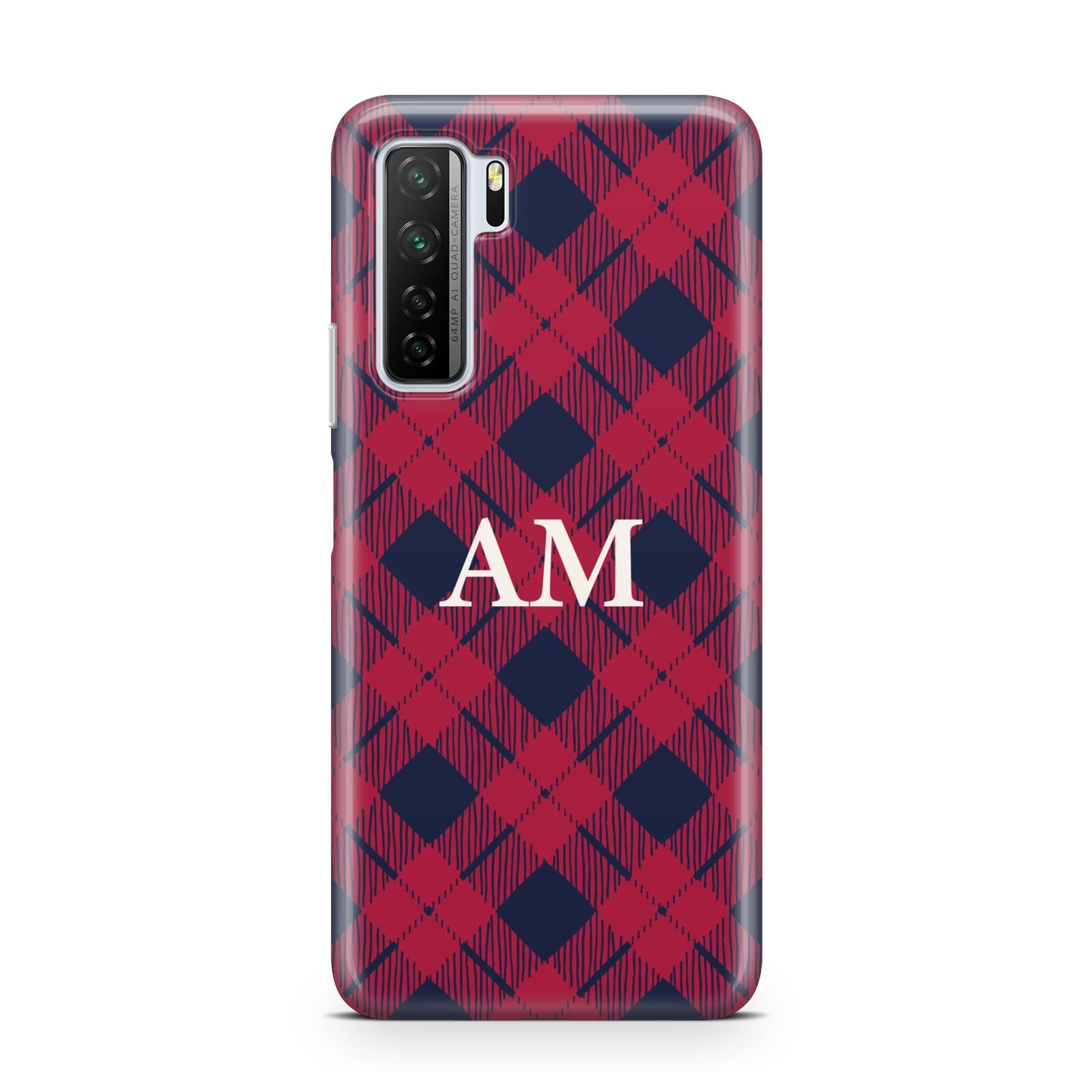 Personalised Tartan Huawei P40 Lite 5G Phone Case