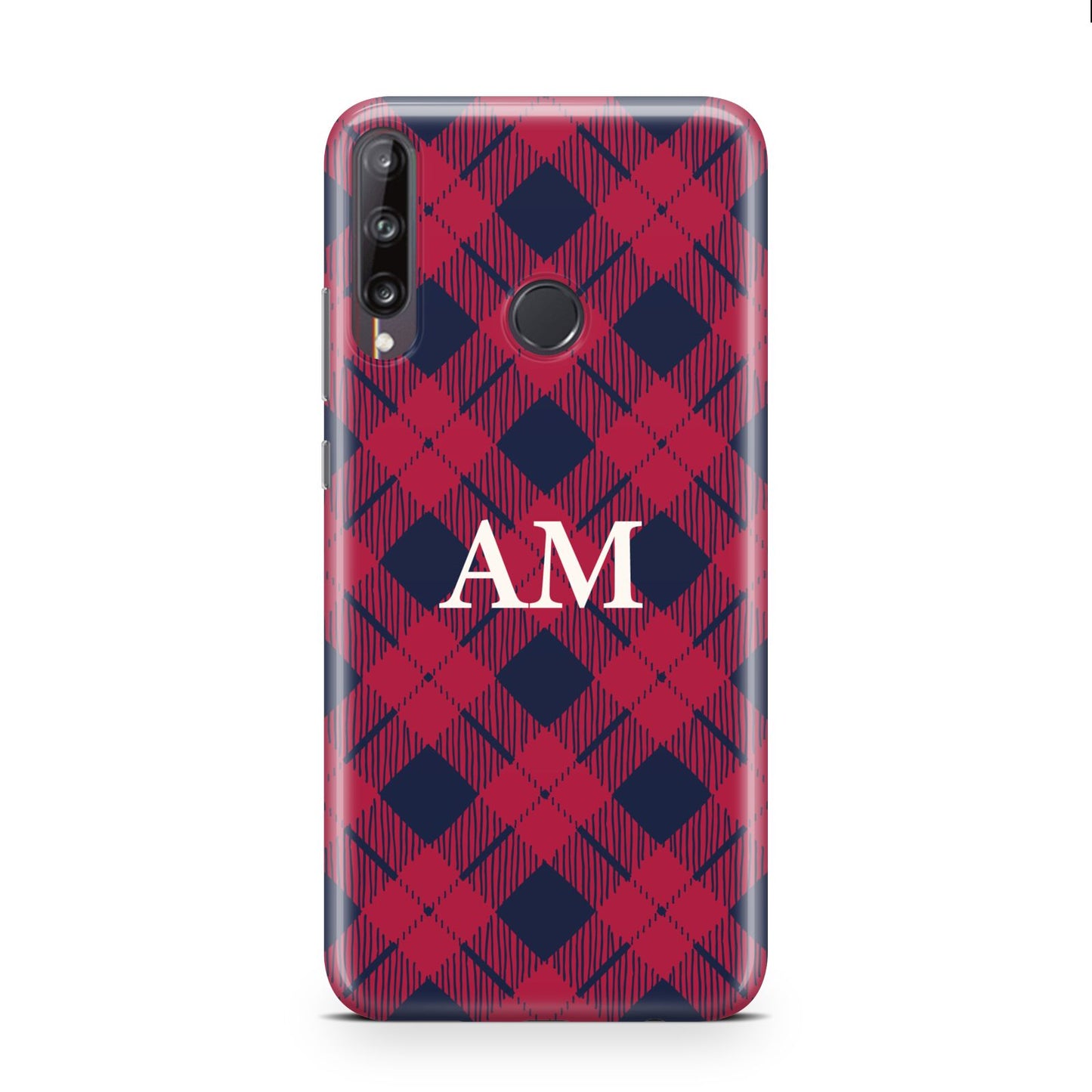 Personalised Tartan Huawei P40 Lite E Phone Case