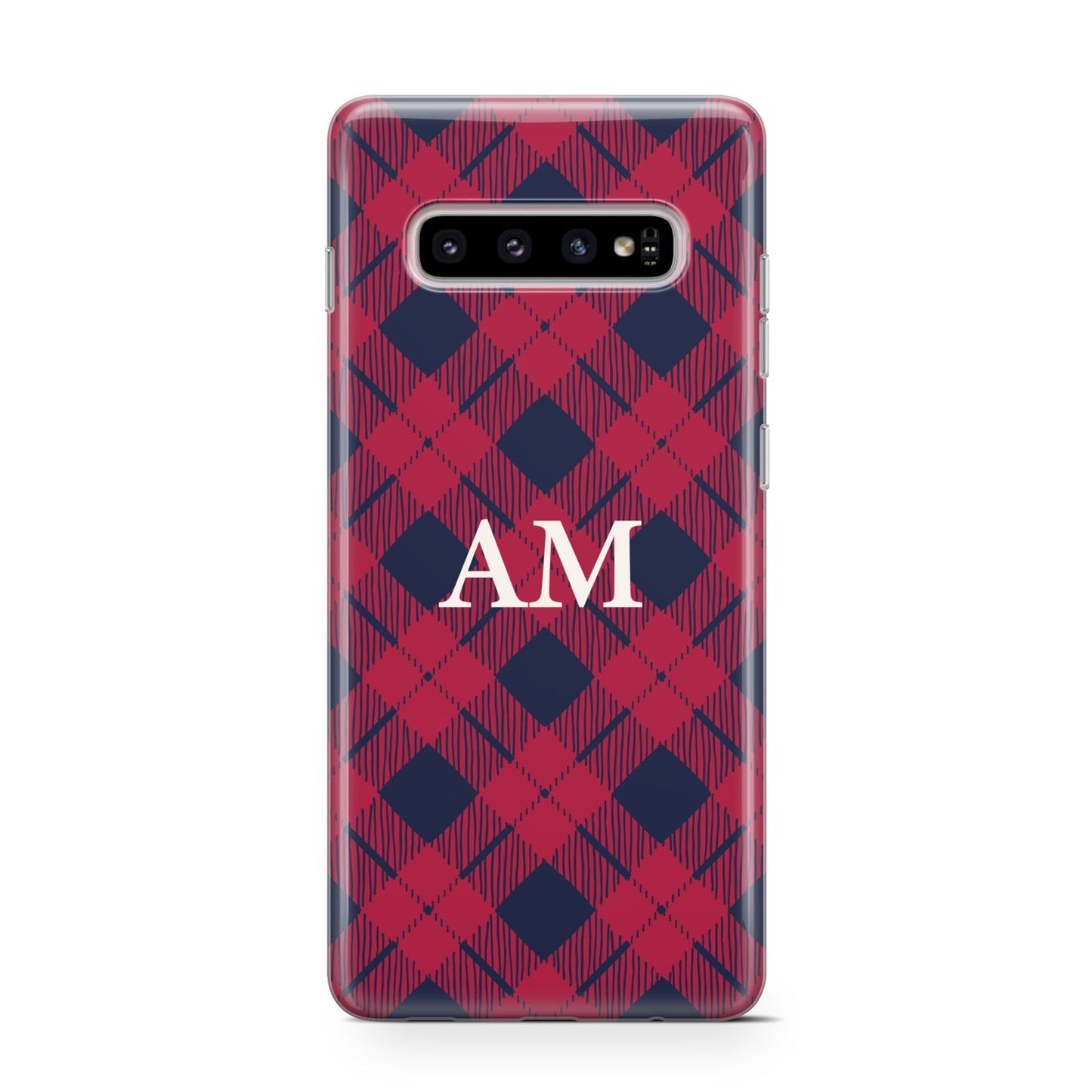 Personalised Tartan Protective Samsung Galaxy Case