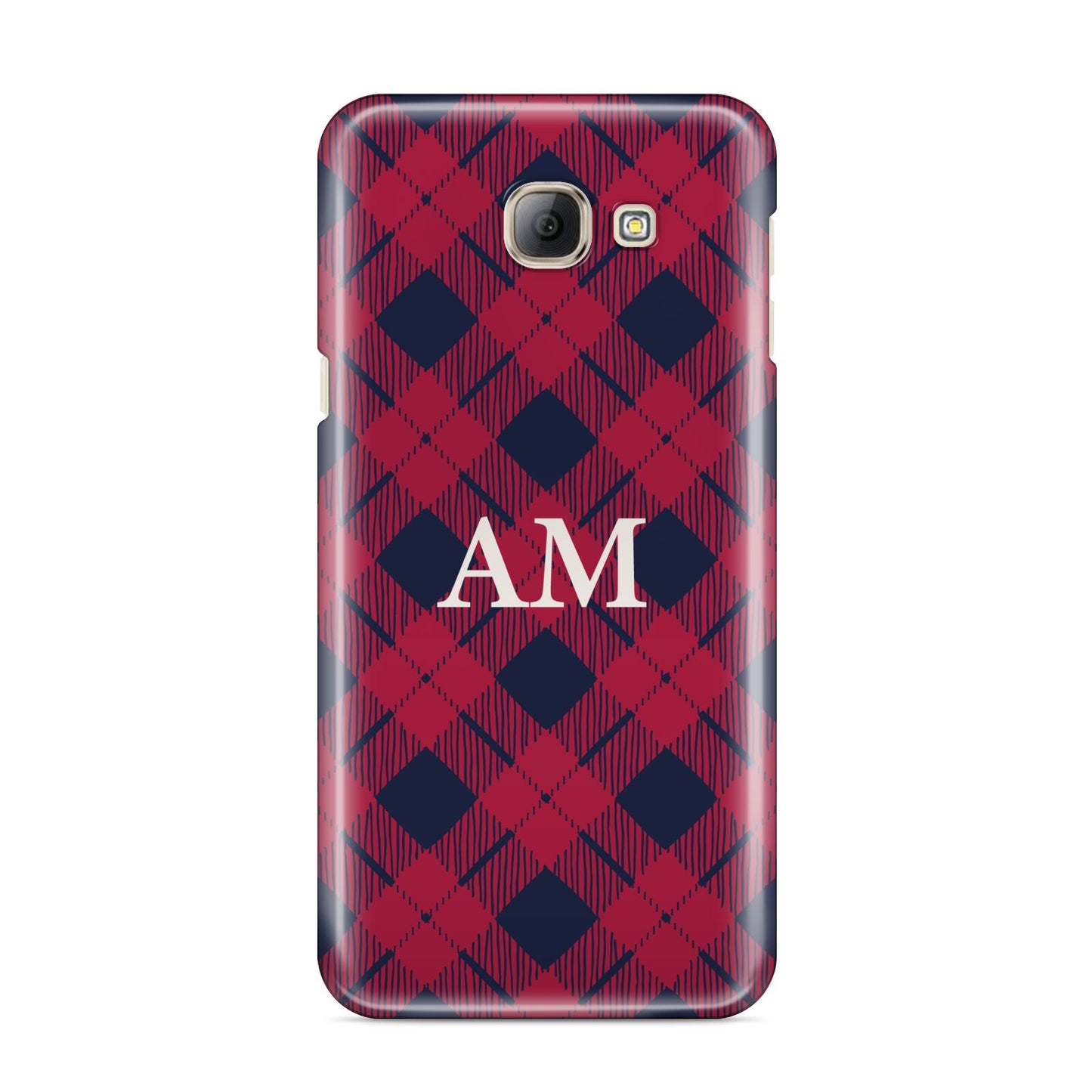 Personalised Tartan Samsung Galaxy A8 2016 Case