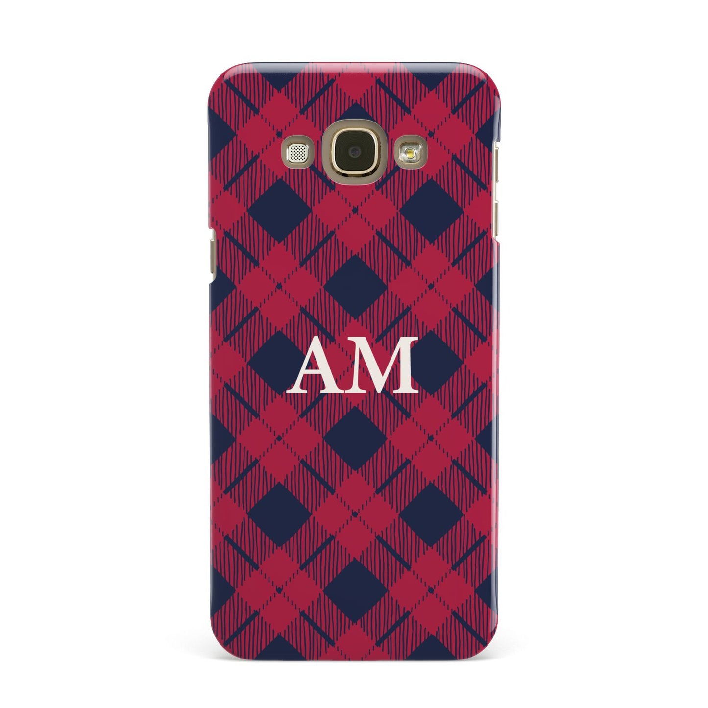 Personalised Tartan Samsung Galaxy A8 Case