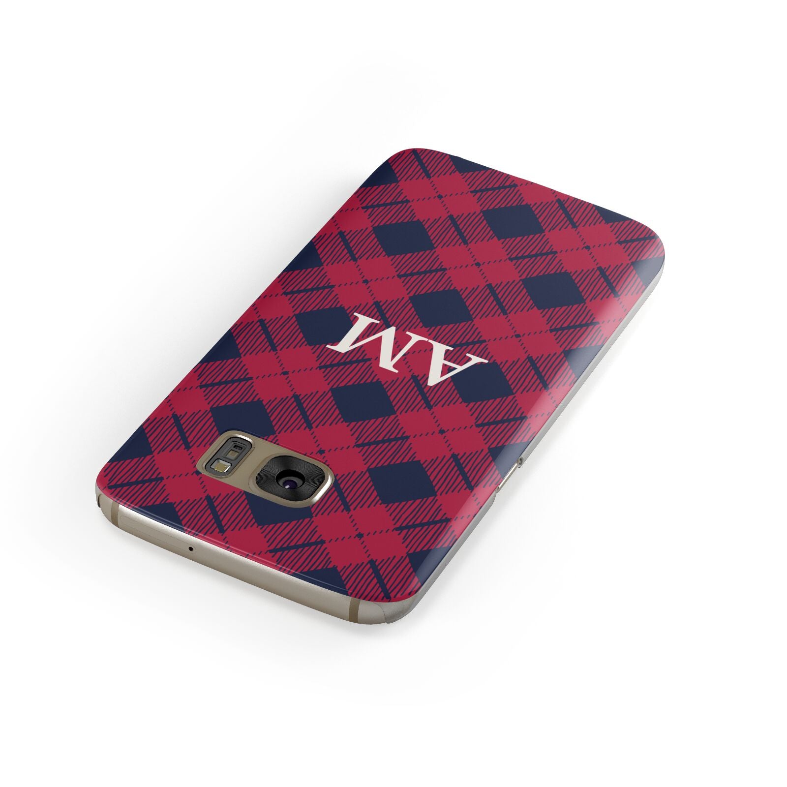 Personalised Tartan Samsung Galaxy Case Front Close Up