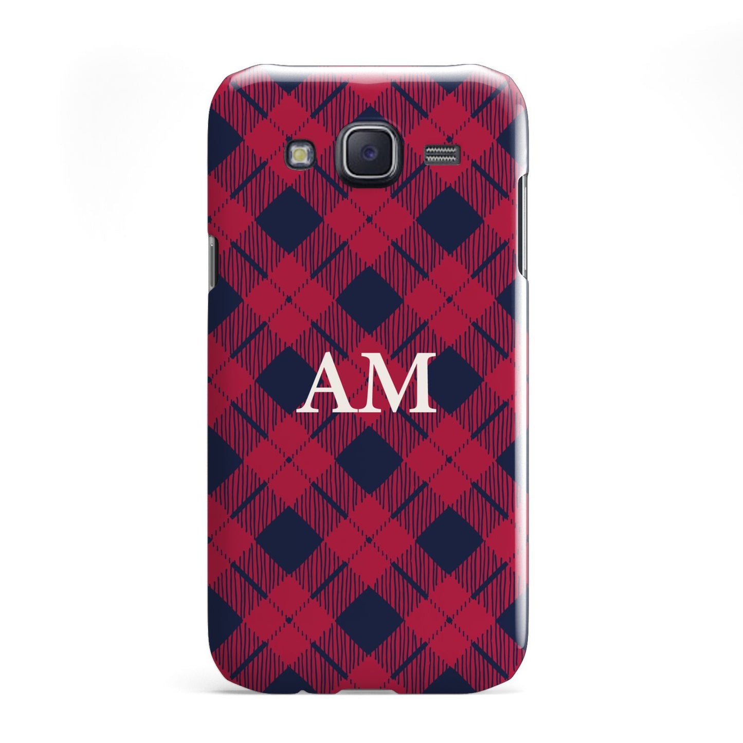 Personalised Tartan Samsung Galaxy J5 Case