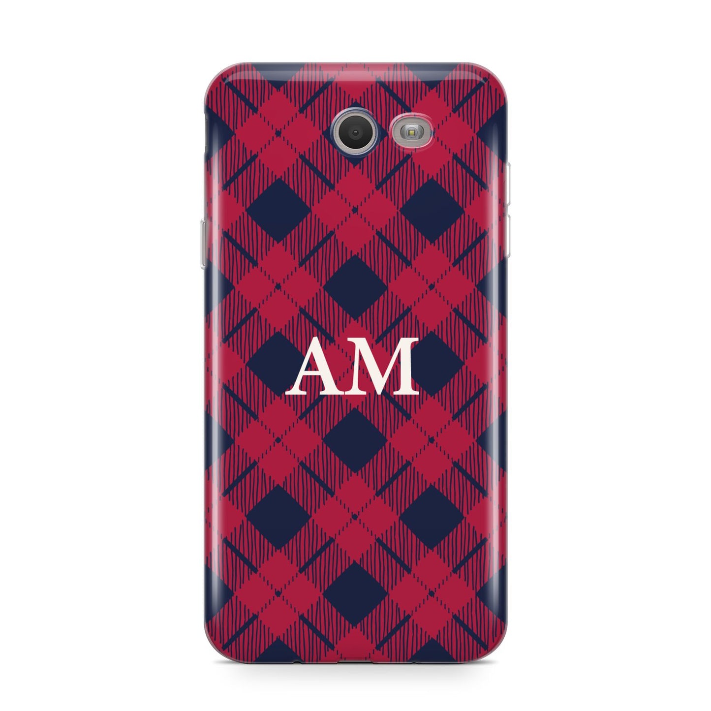 Personalised Tartan Samsung Galaxy J7 2017 Case