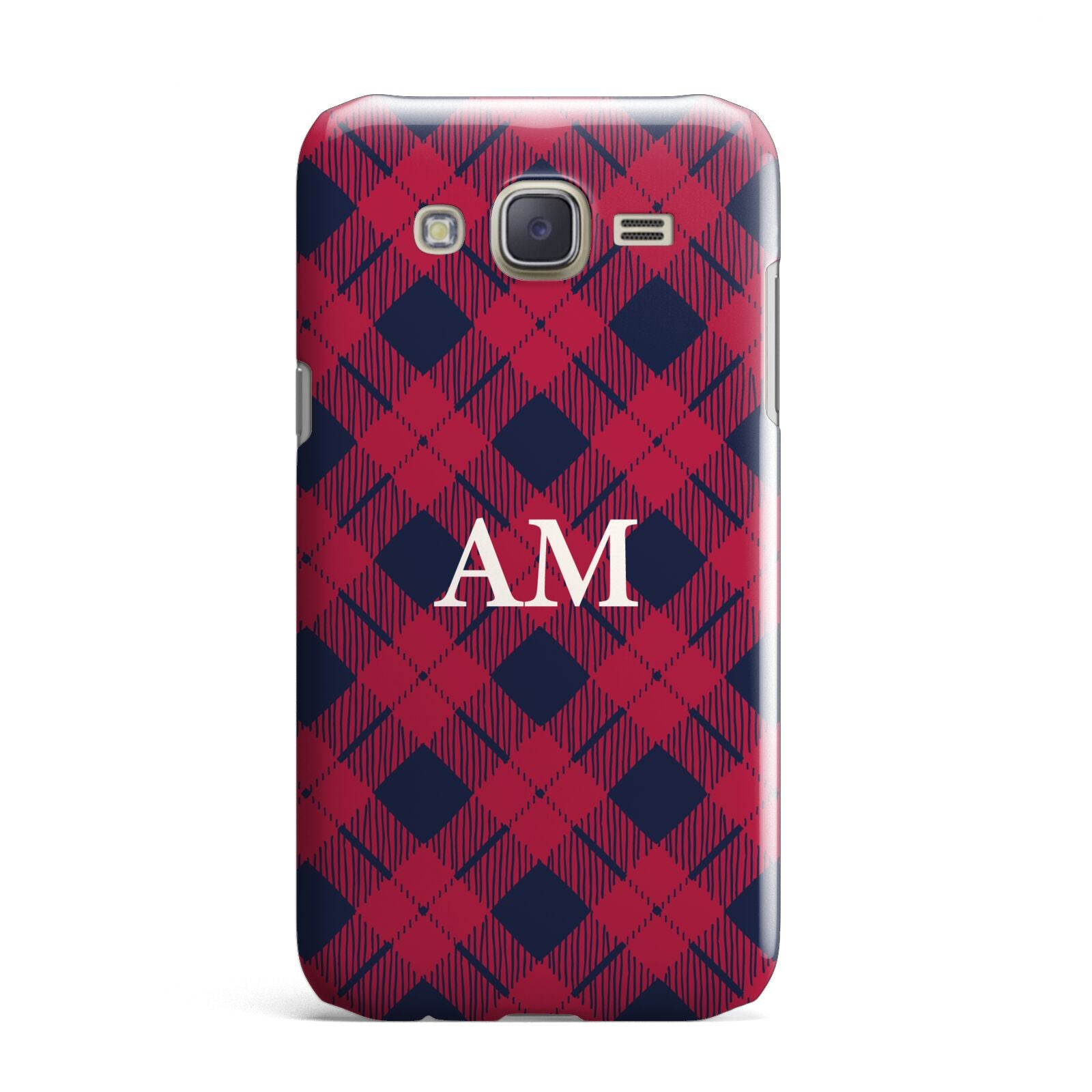 Personalised Tartan Samsung Galaxy J7 Case