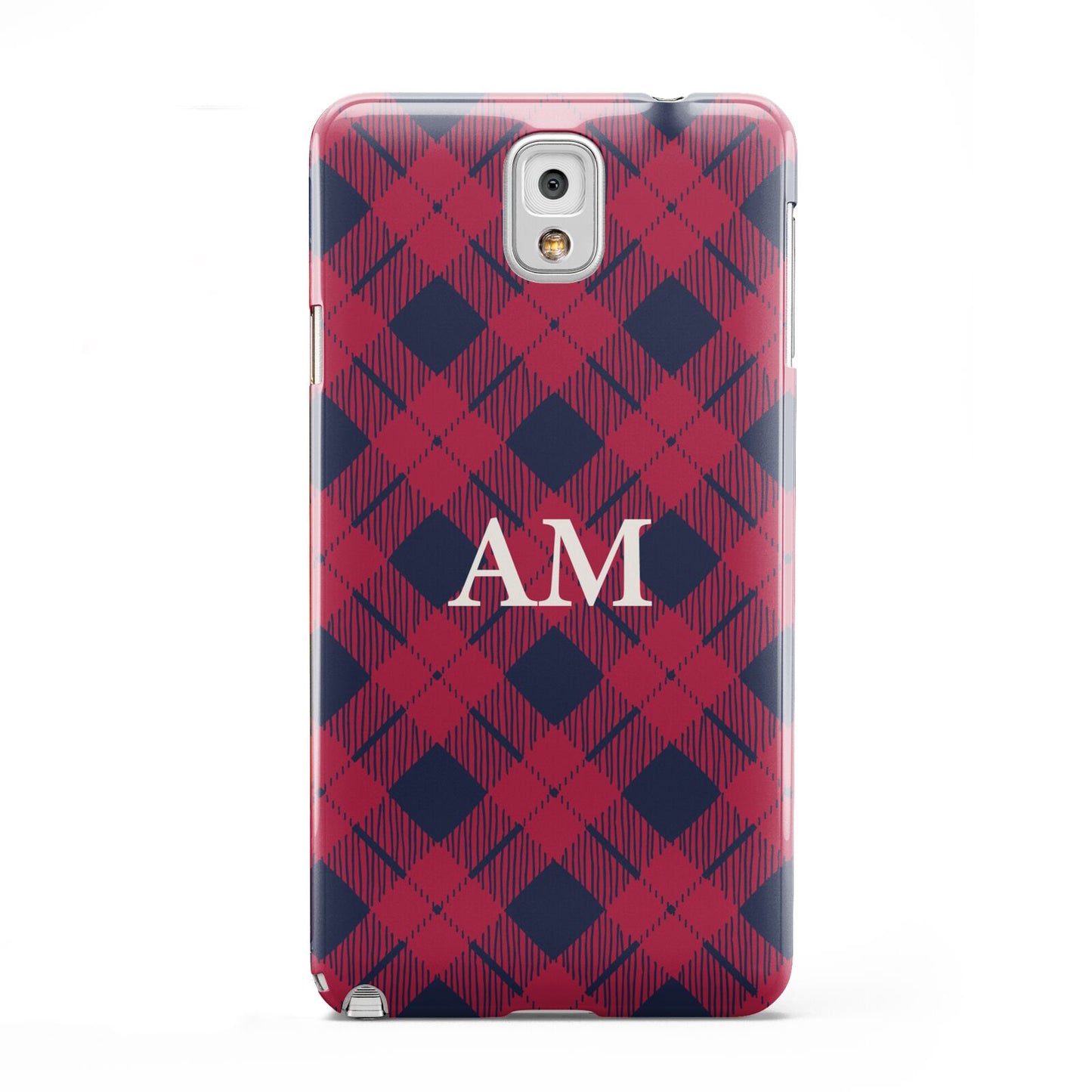 Personalised Tartan Samsung Galaxy Note 3 Case