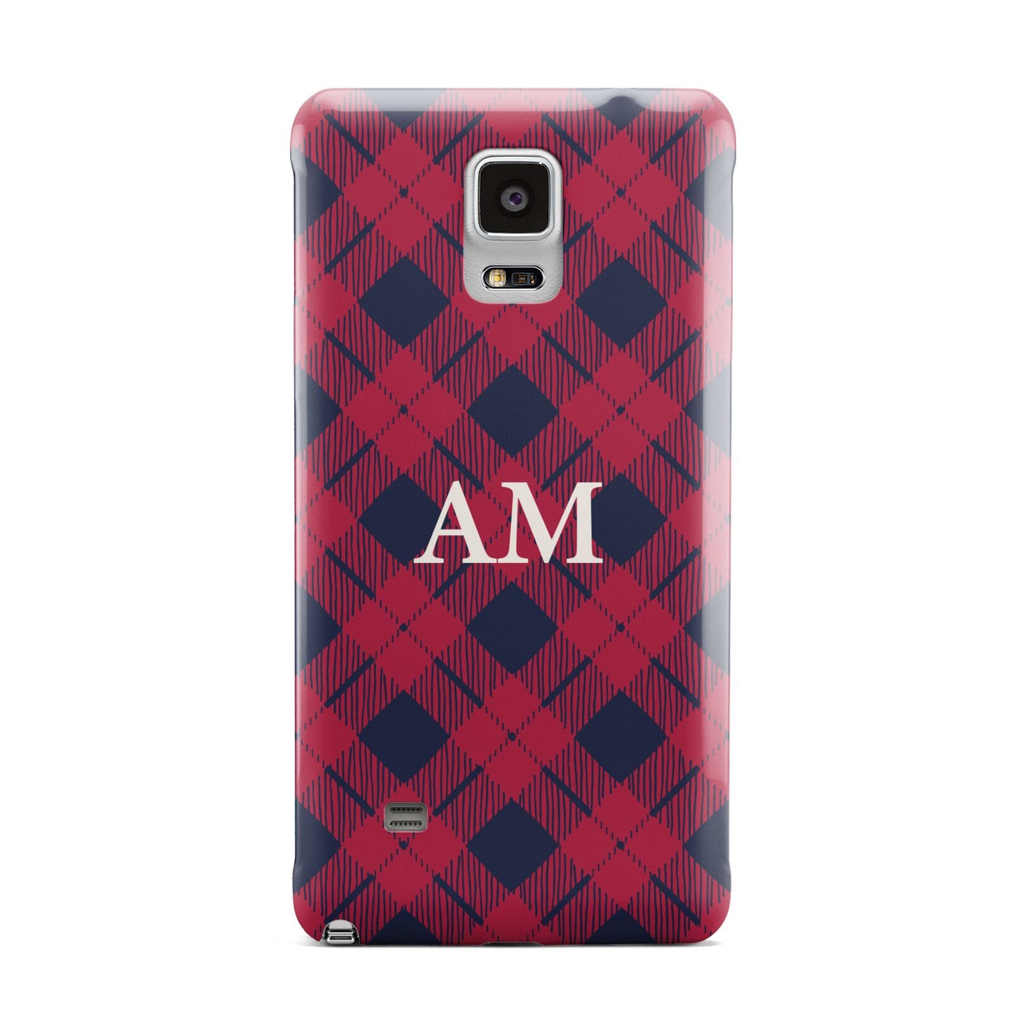 Personalised Tartan Samsung Galaxy Note 4 Case