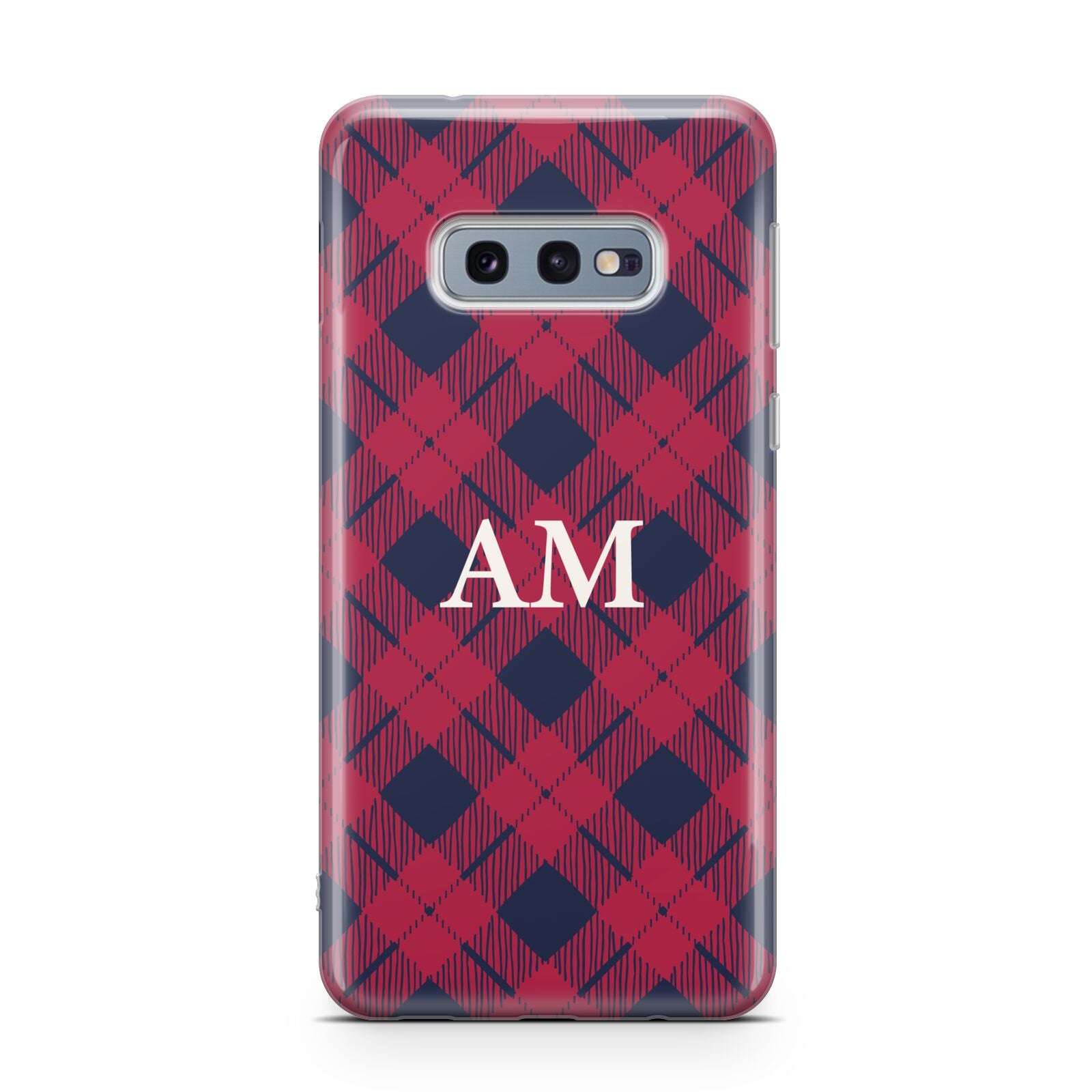 Personalised Tartan Samsung Galaxy S10E Case