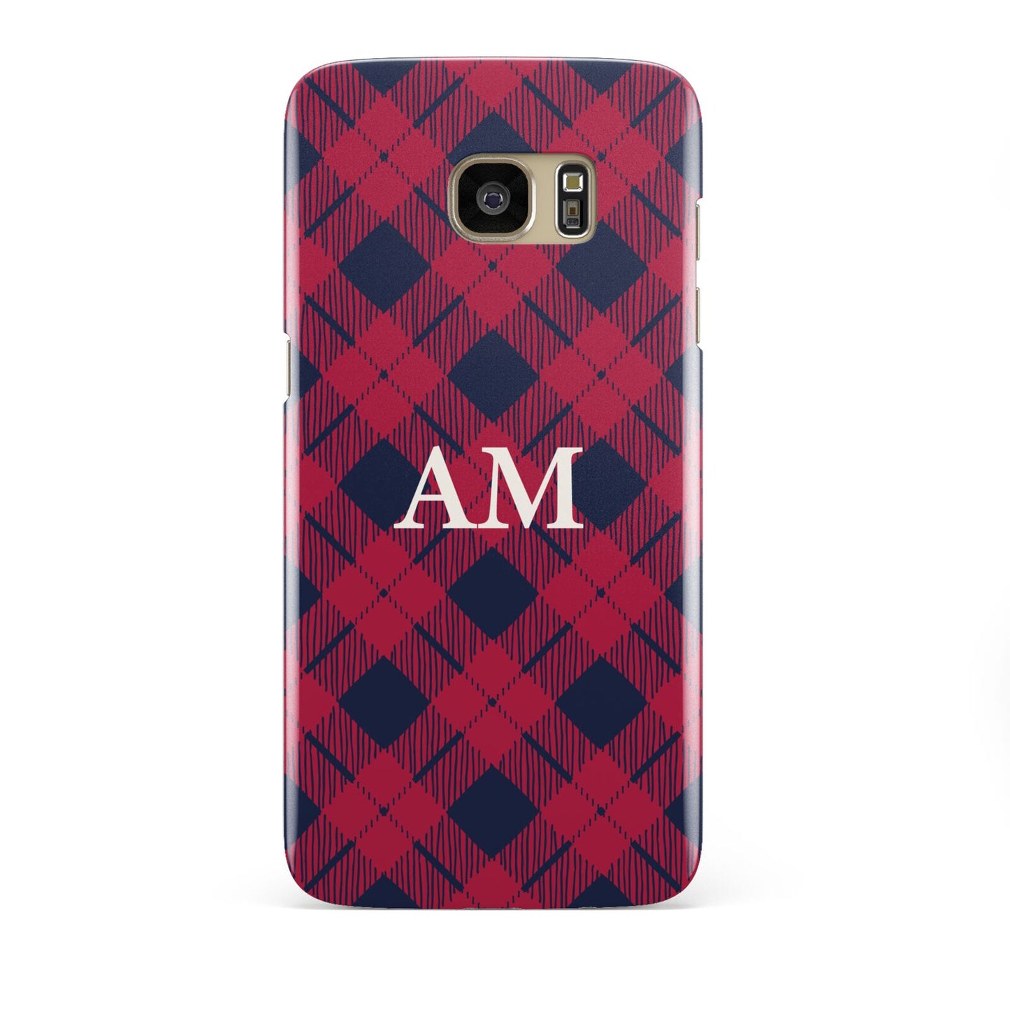 Personalised Tartan Samsung Galaxy S7 Edge Case