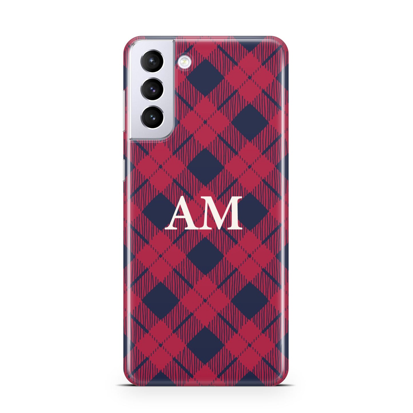 Personalised Tartan Samsung S21 Plus Case