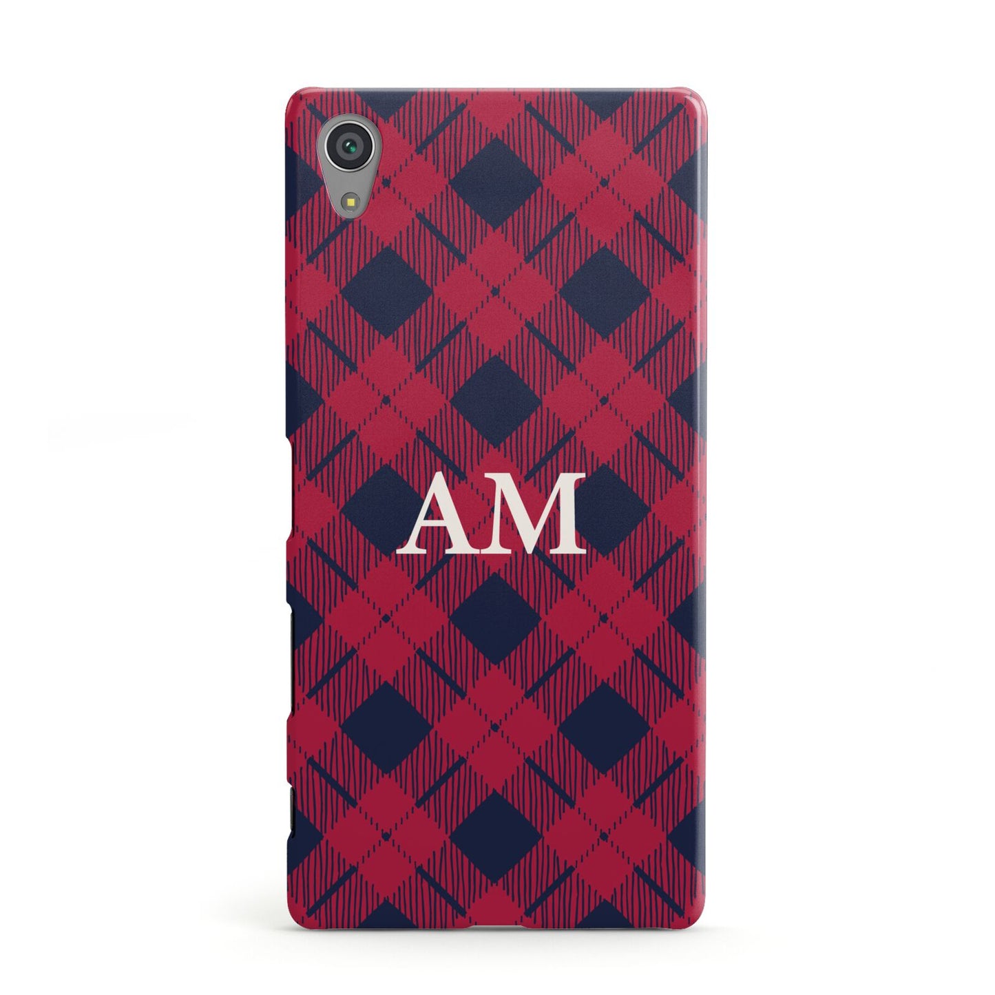 Personalised Tartan Sony Xperia Case