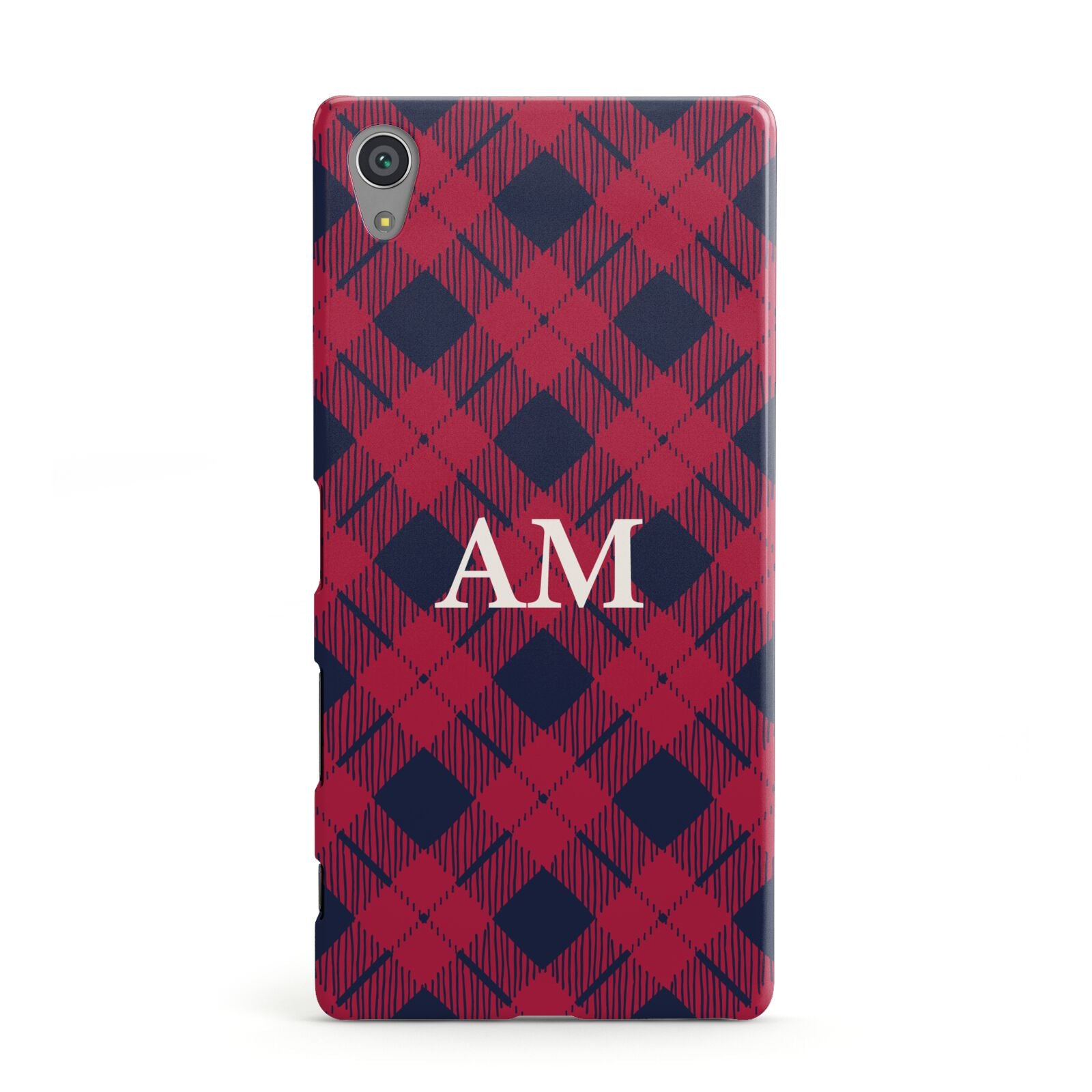 Personalised Tartan Sony Xperia Case