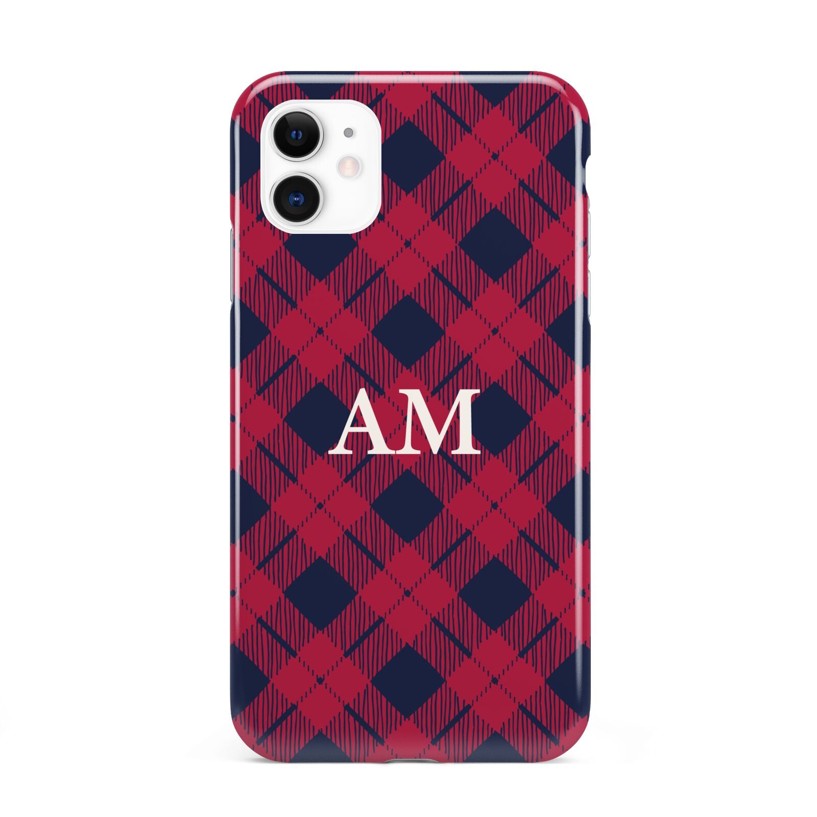 Personalised Tartan iPhone 11 3D Tough Case