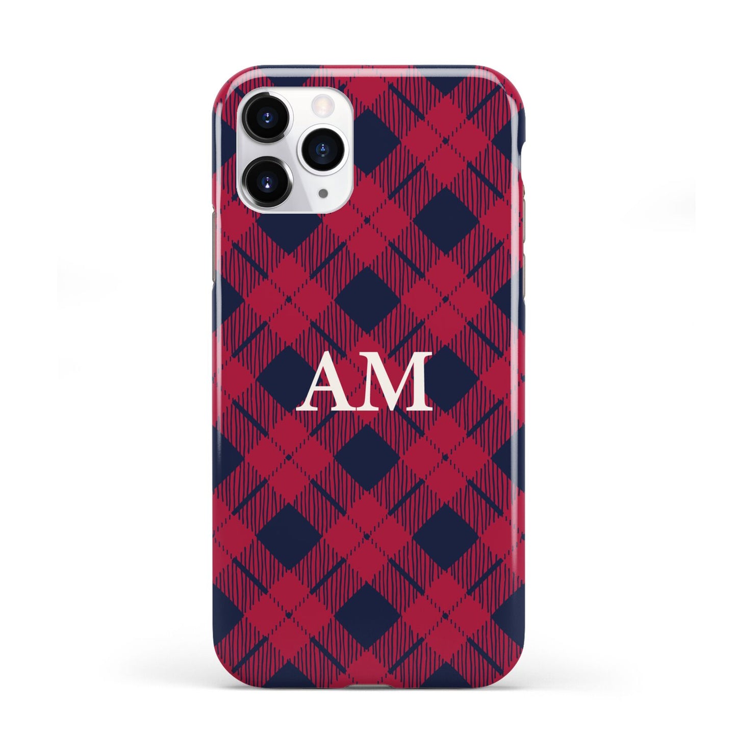 Personalised Tartan iPhone 11 Pro 3D Tough Case