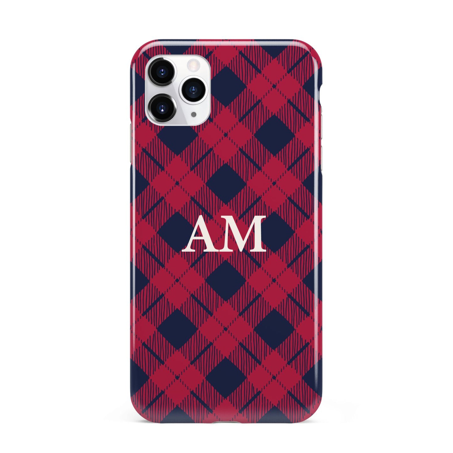 Personalised Tartan iPhone 11 Pro Max 3D Tough Case