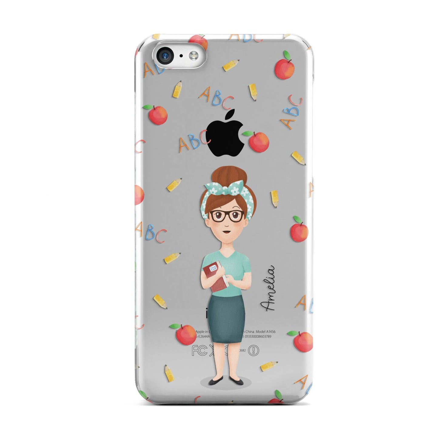 Personalised Teacher Cartoon Apple iPhone 5c Case