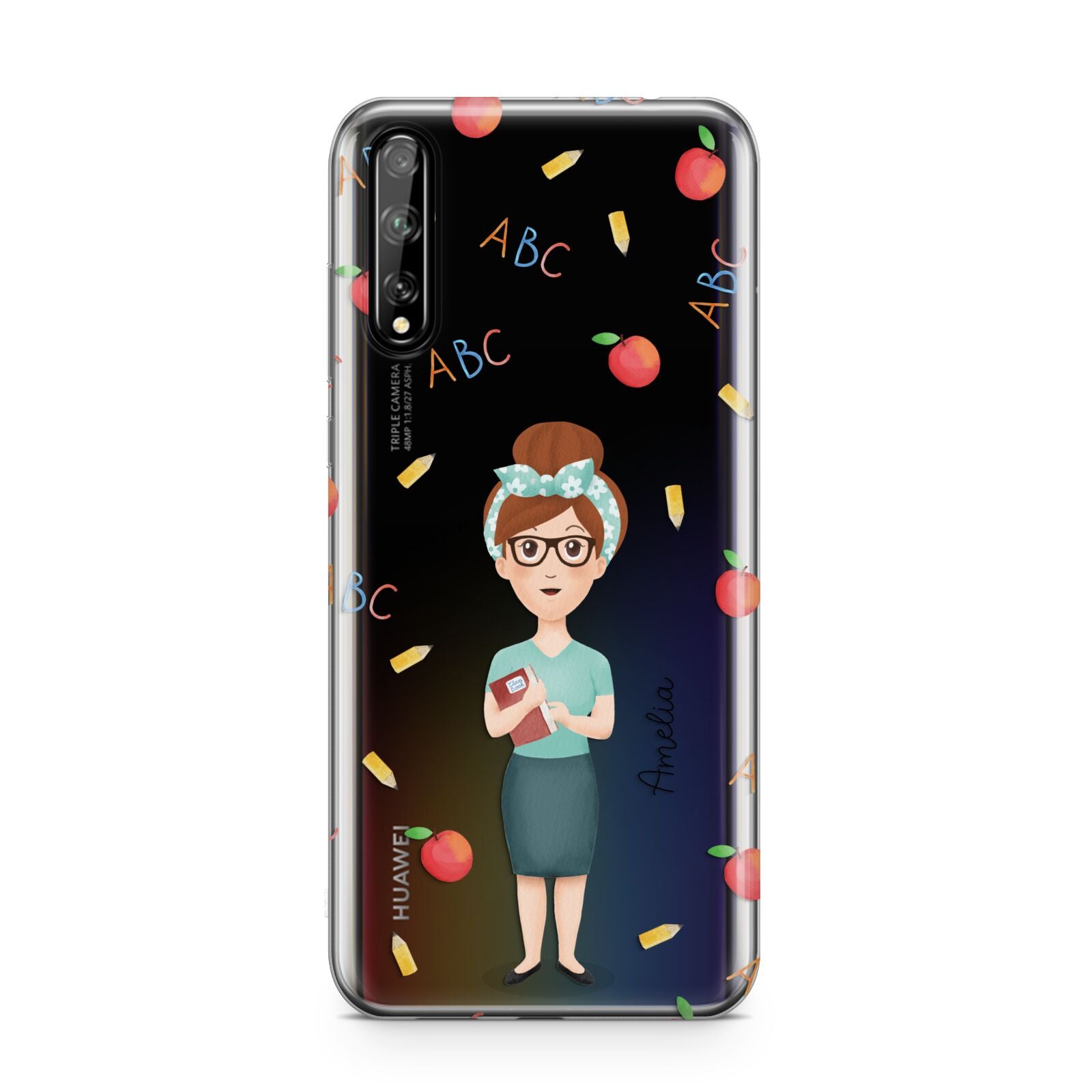 Personalised Teacher Cartoon Huawei Enjoy 10s Phone Case