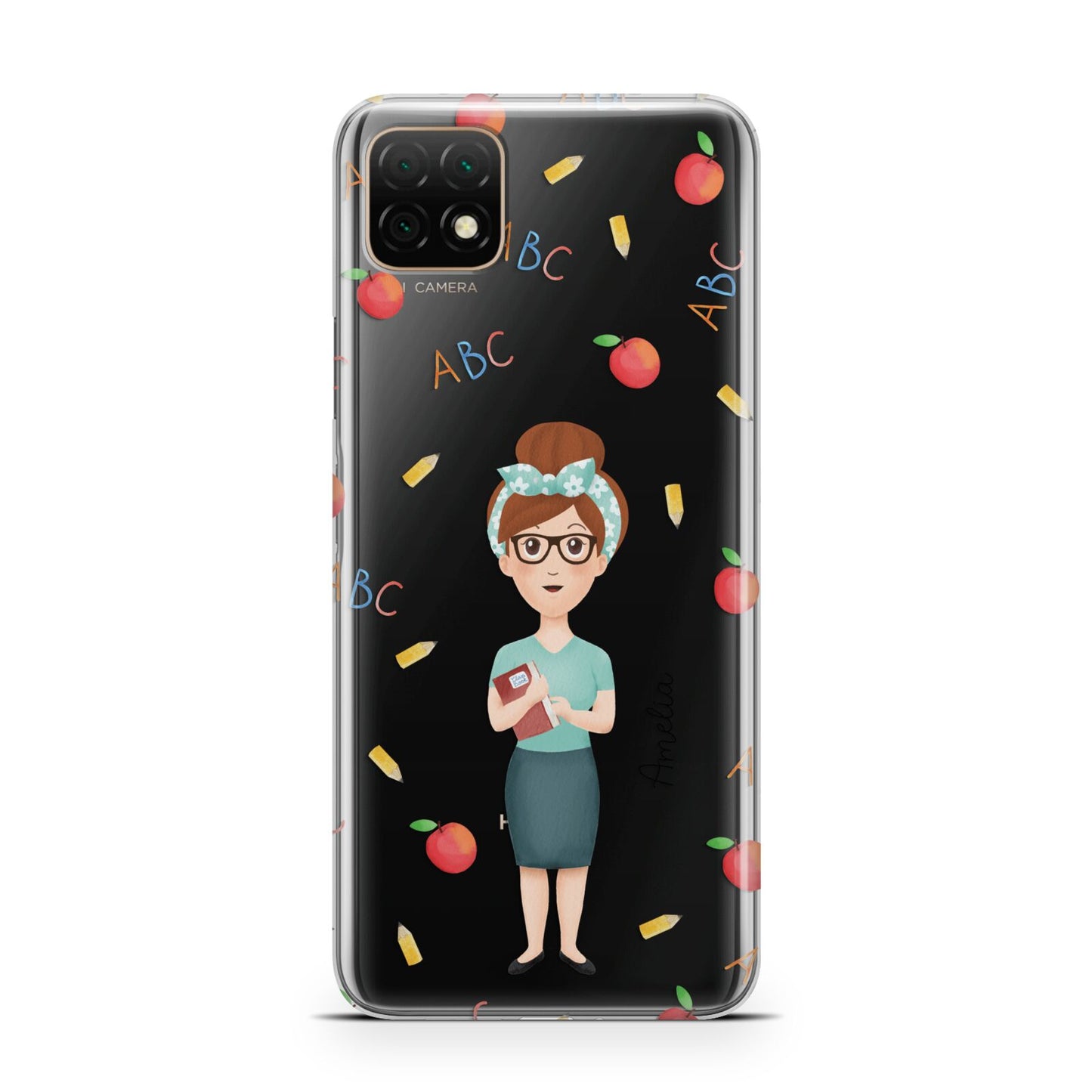 Personalised Teacher Cartoon Huawei Enjoy 20 Phone Case