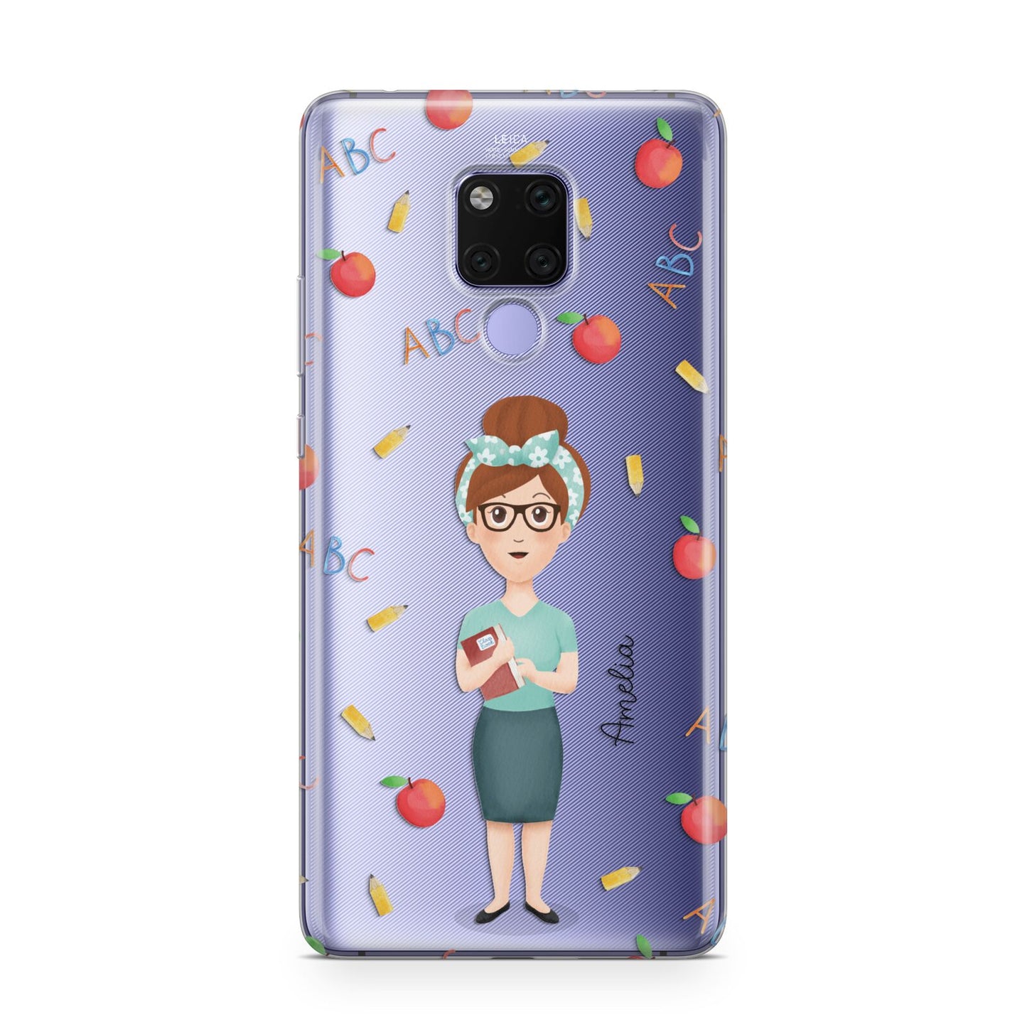 Personalised Teacher Cartoon Huawei Mate 20X Phone Case