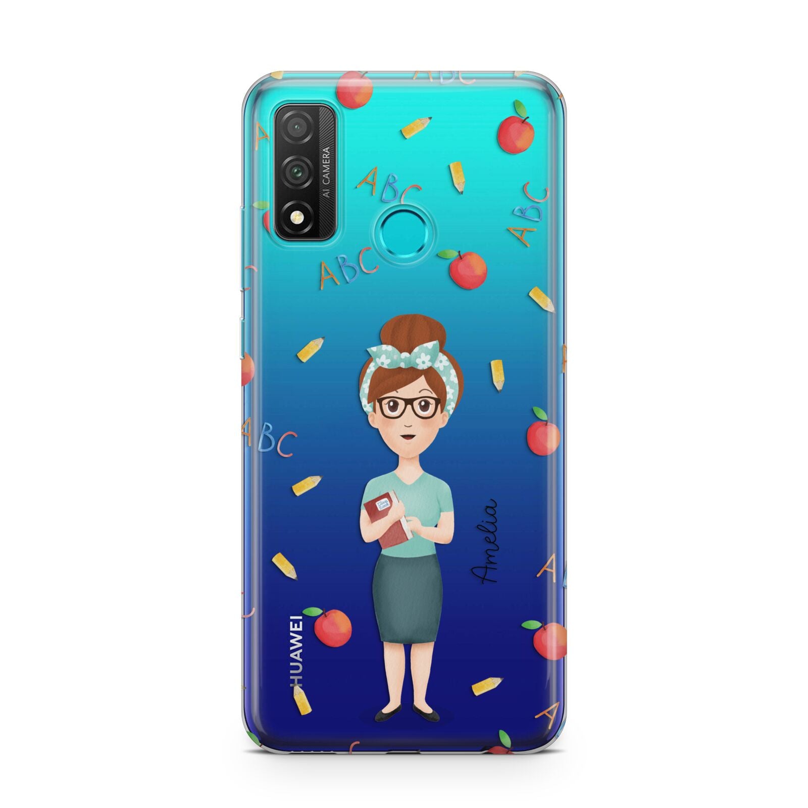 Personalised Teacher Cartoon Huawei P Smart 2020