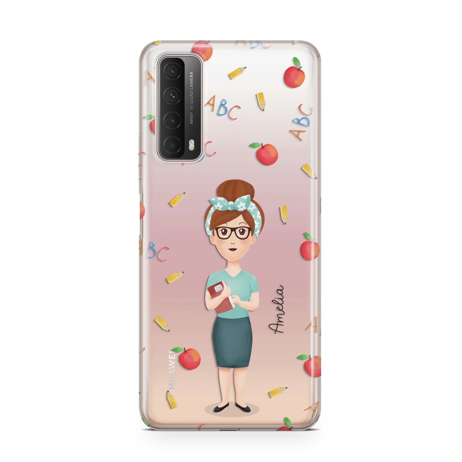 Personalised Teacher Cartoon Huawei P Smart 2021