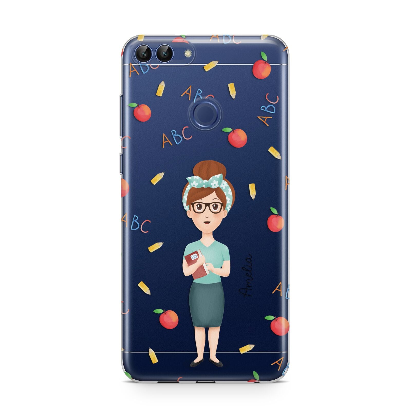 Personalised Teacher Cartoon Huawei P Smart Case