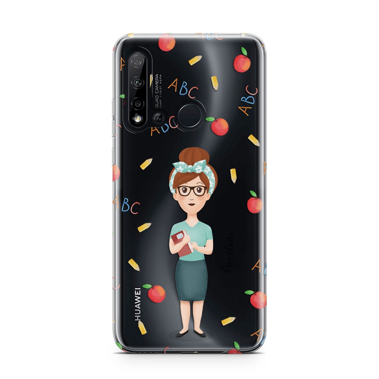 Personalised Teacher Cartoon Huawei P20 Lite 5G Phone Case