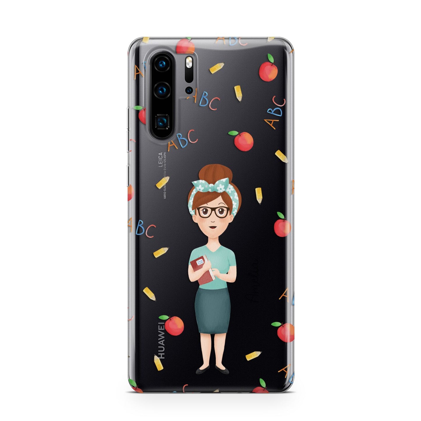 Personalised Teacher Cartoon Huawei P30 Pro Phone Case